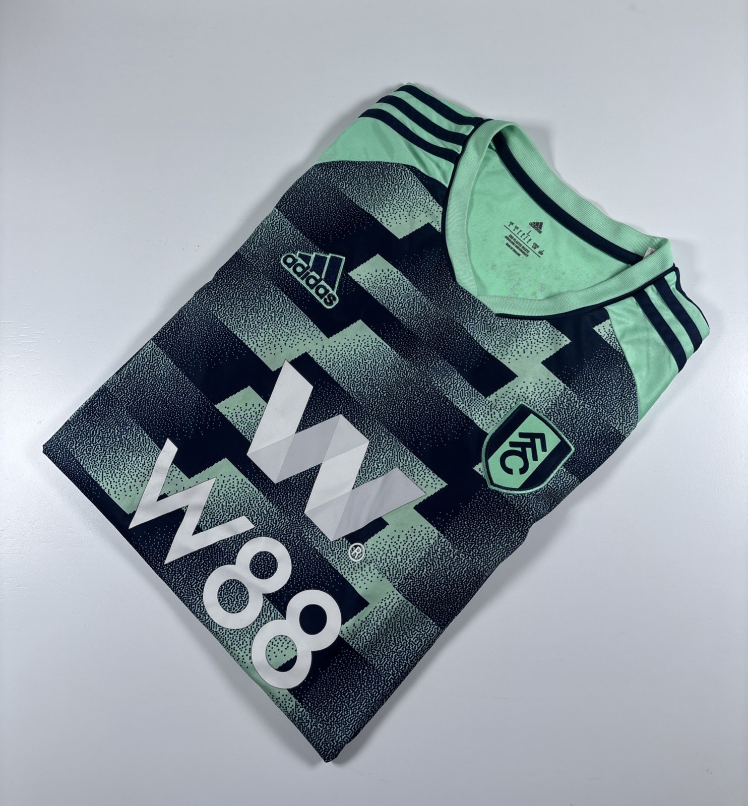 Authentic Adidas Fulham 2022/23 Away Shirt. Size Large.  for sale on Ebay