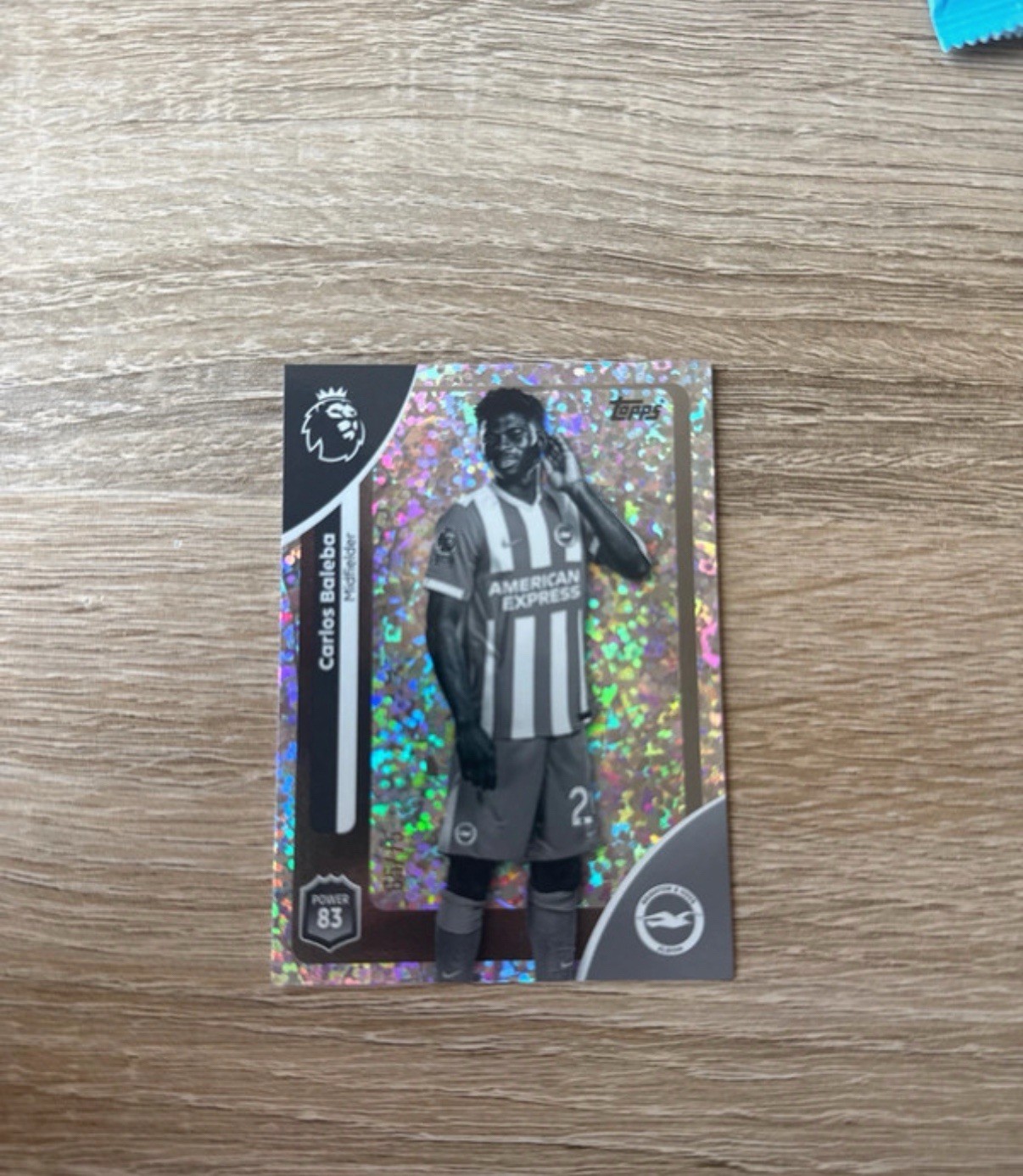 Topps 2026 Premier League Brighton Numbered Parallel Card 25/26 Carlos Baleba for sale on Ebay