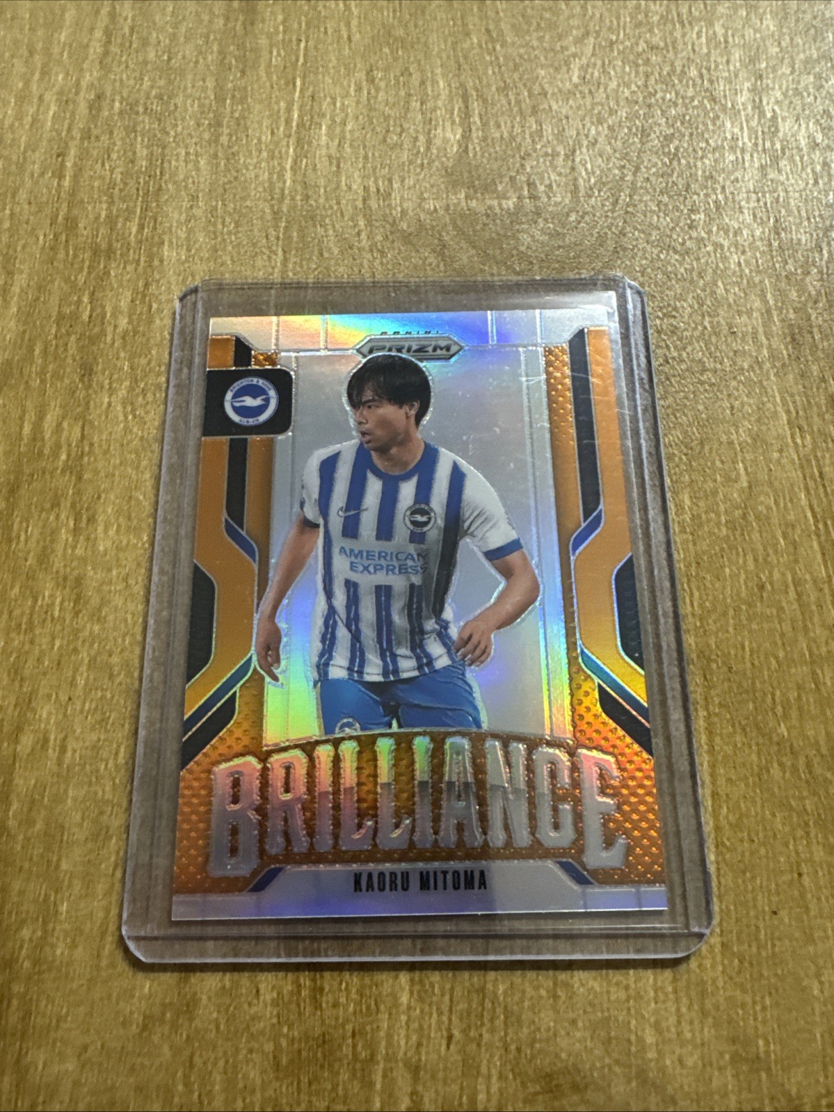 Kaoru Mitoma – 2024-25 Panini Orange Prizm Brilliance /25 – Brighton for sale on Ebay