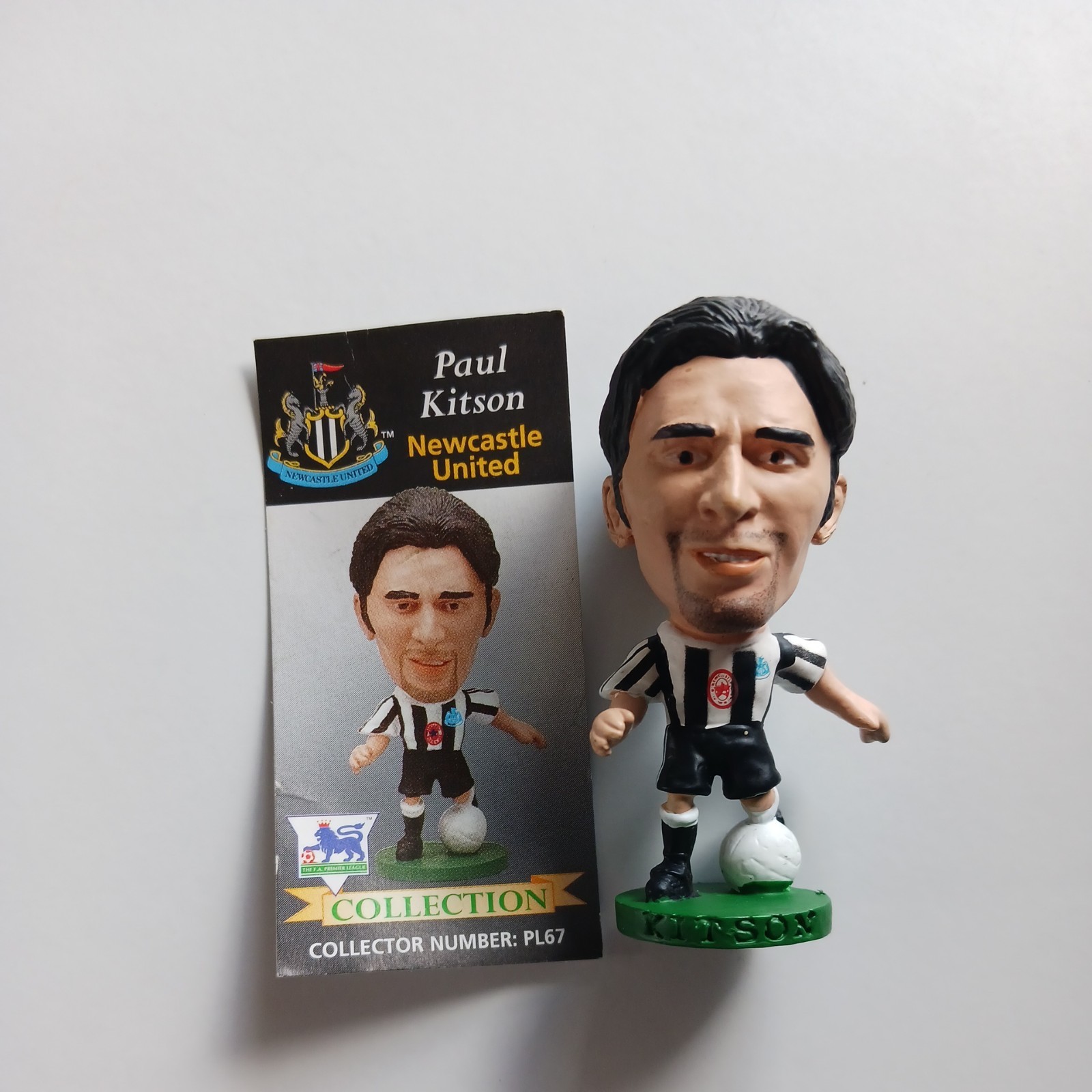 Corinthian Headliners Paul Kitson Newcastle United 1995/1996  PL67 with card for sale on Ebay