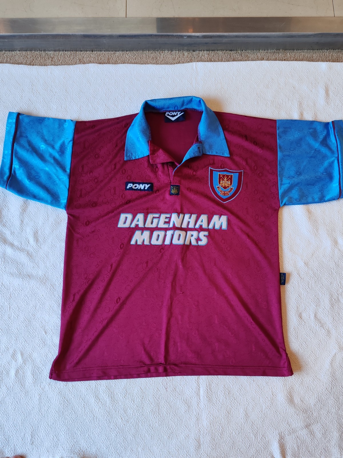 754 - SALE West Ham Men's Vintage Original 1995 Centurian Football Shirt for sale on Ebay