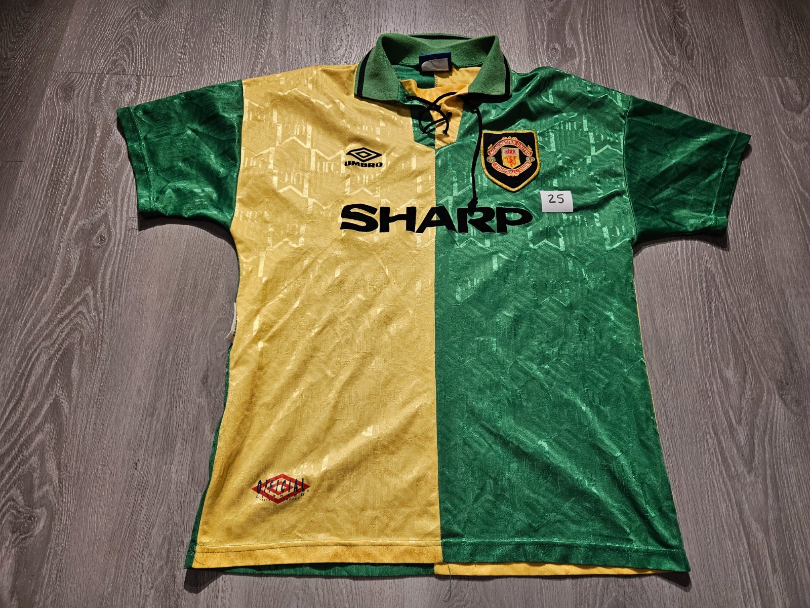 Mens Umbro Manchester United Third football shirt 1992 - 1994 Size L for sale on Ebay