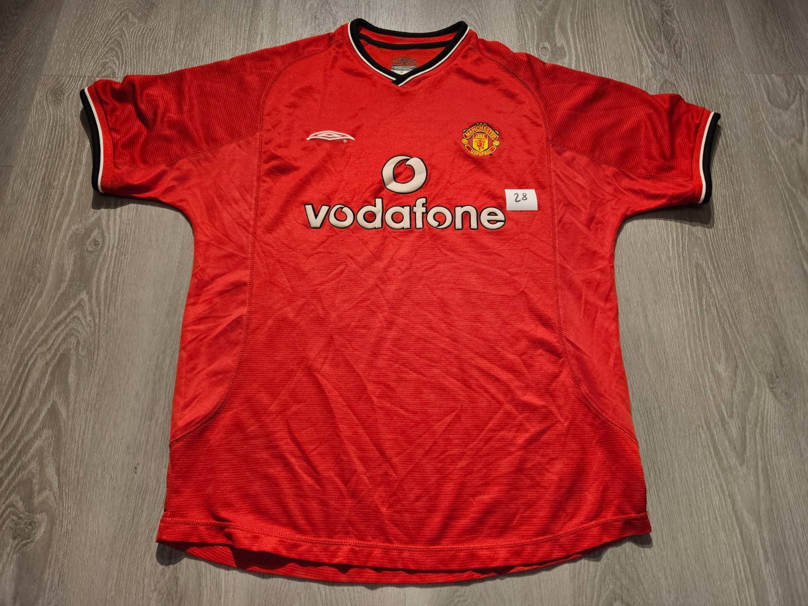 Mens Umbro Manchester United Home football shirt 2000 - 2002 Size L for sale on Ebay