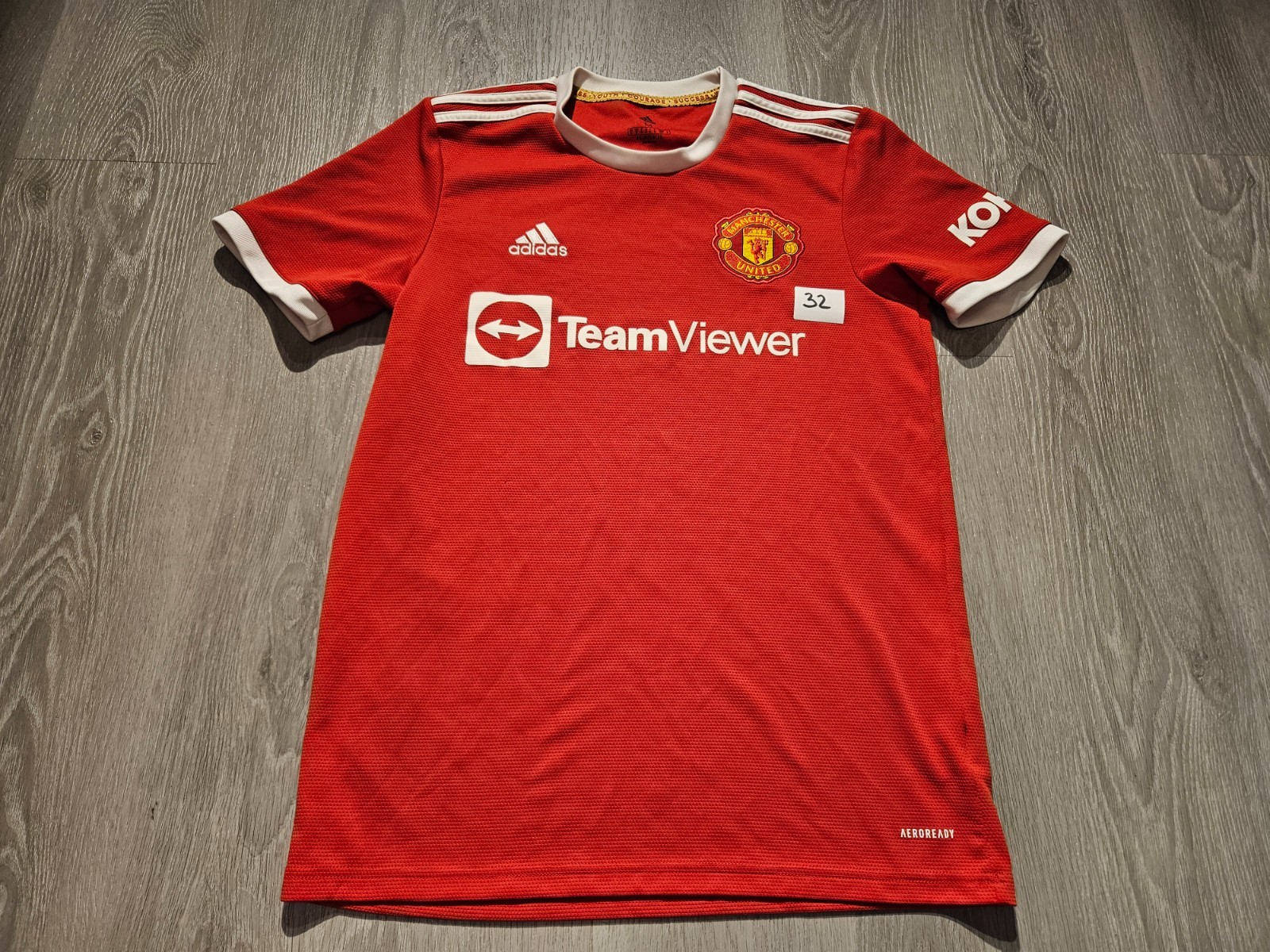 Mens adidas Manchester United Home football shirt 21/22 Size M for sale on Ebay
