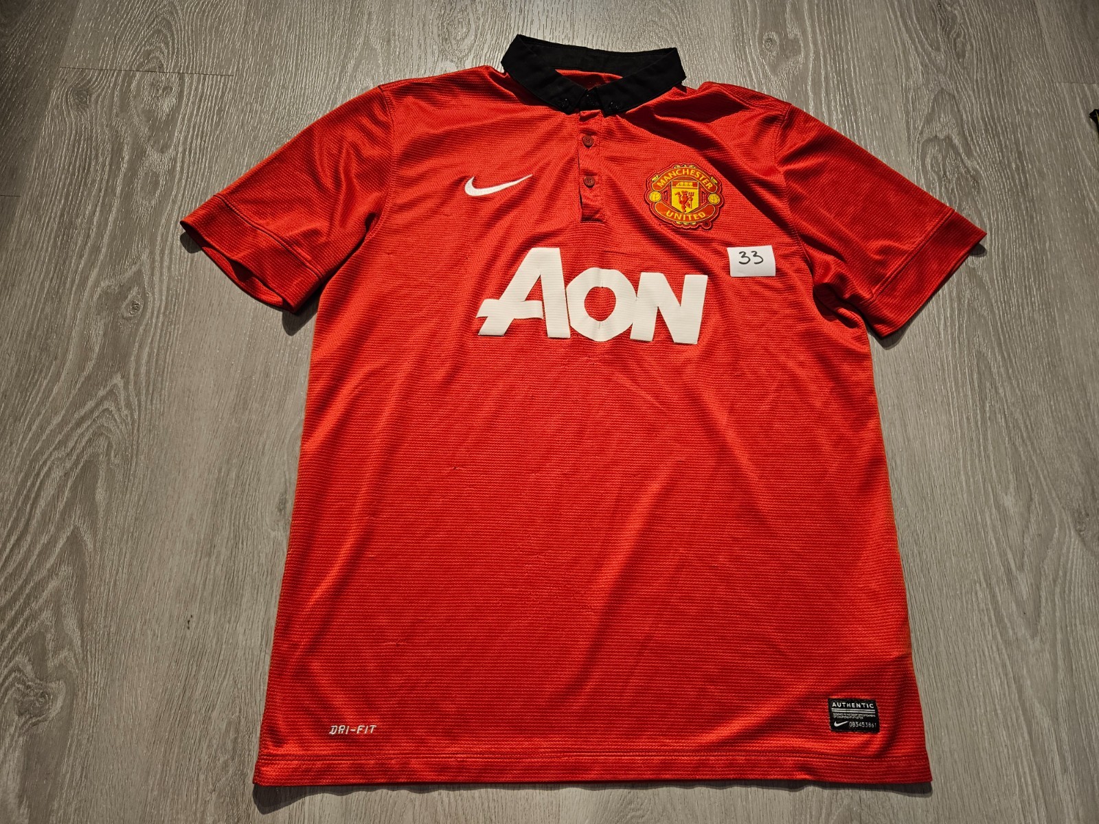 Mens Nike Manchester United Home football shirt 2013 - 2014 Size L for sale on Ebay