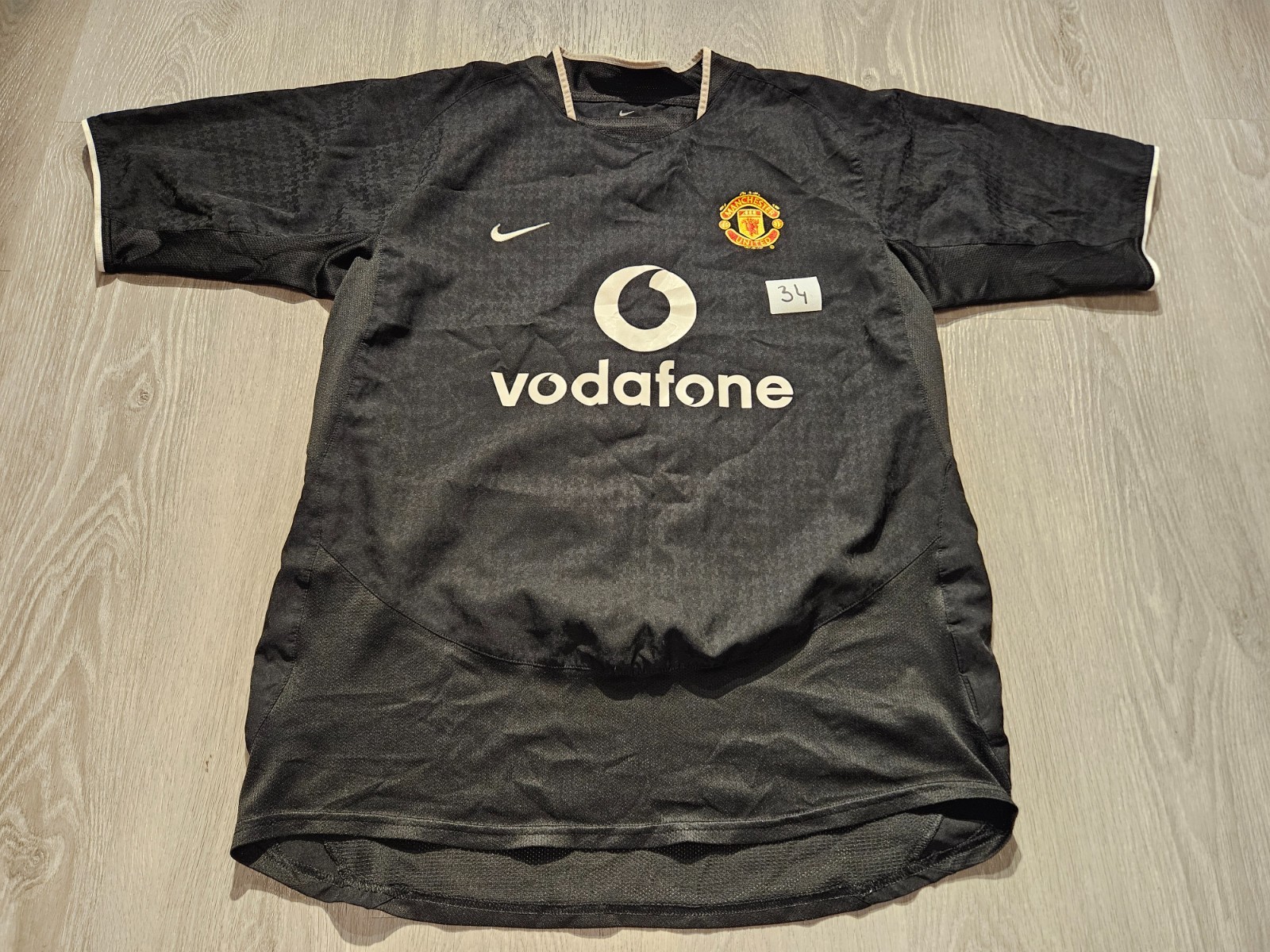 Mens Nike Manchester United Away football shirt 2003 - 2005 Size L for sale on Ebay