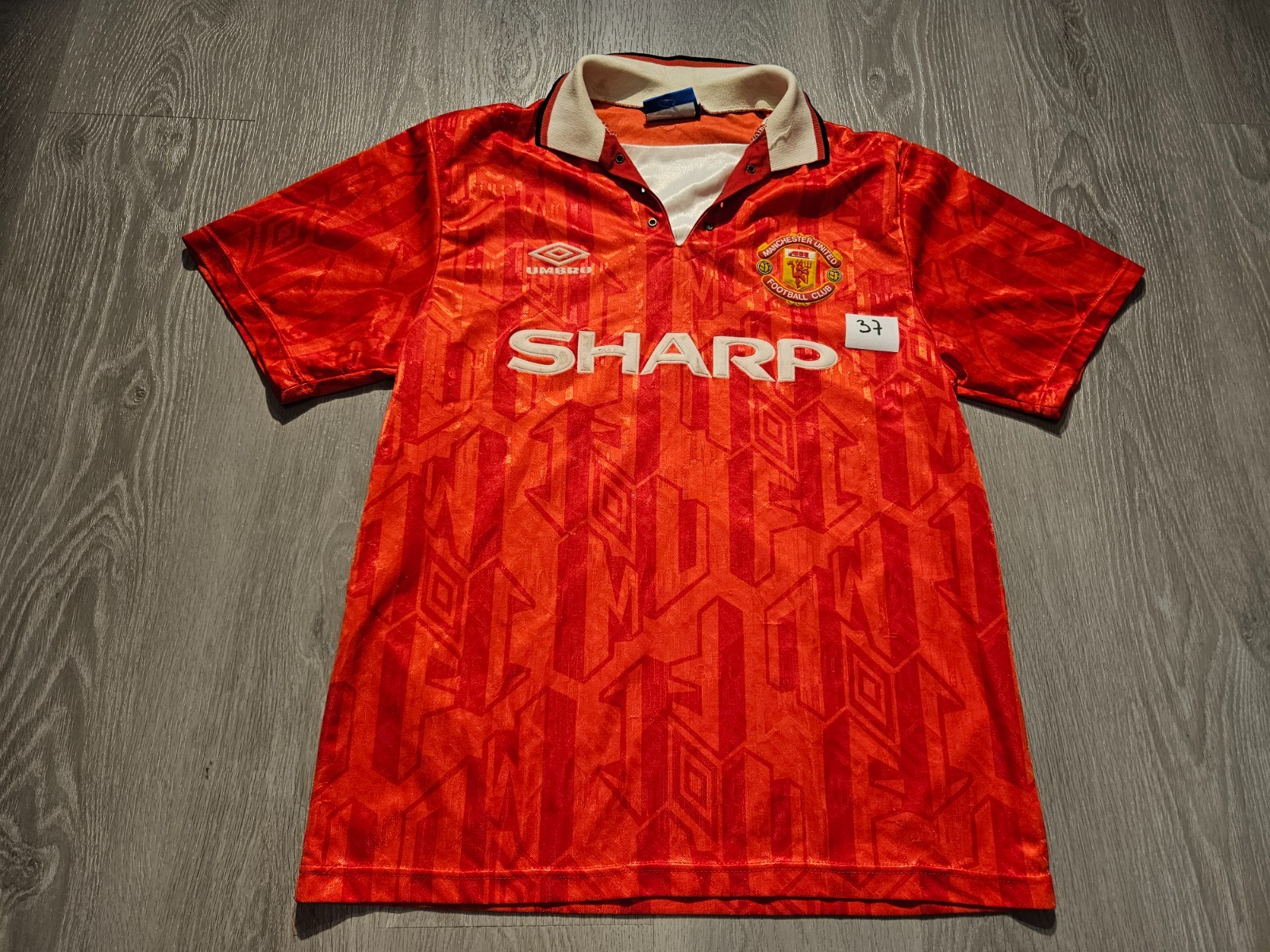Mens Umbro Manchester United Home football shirt 1992 - 1994 Size M for sale on Ebay