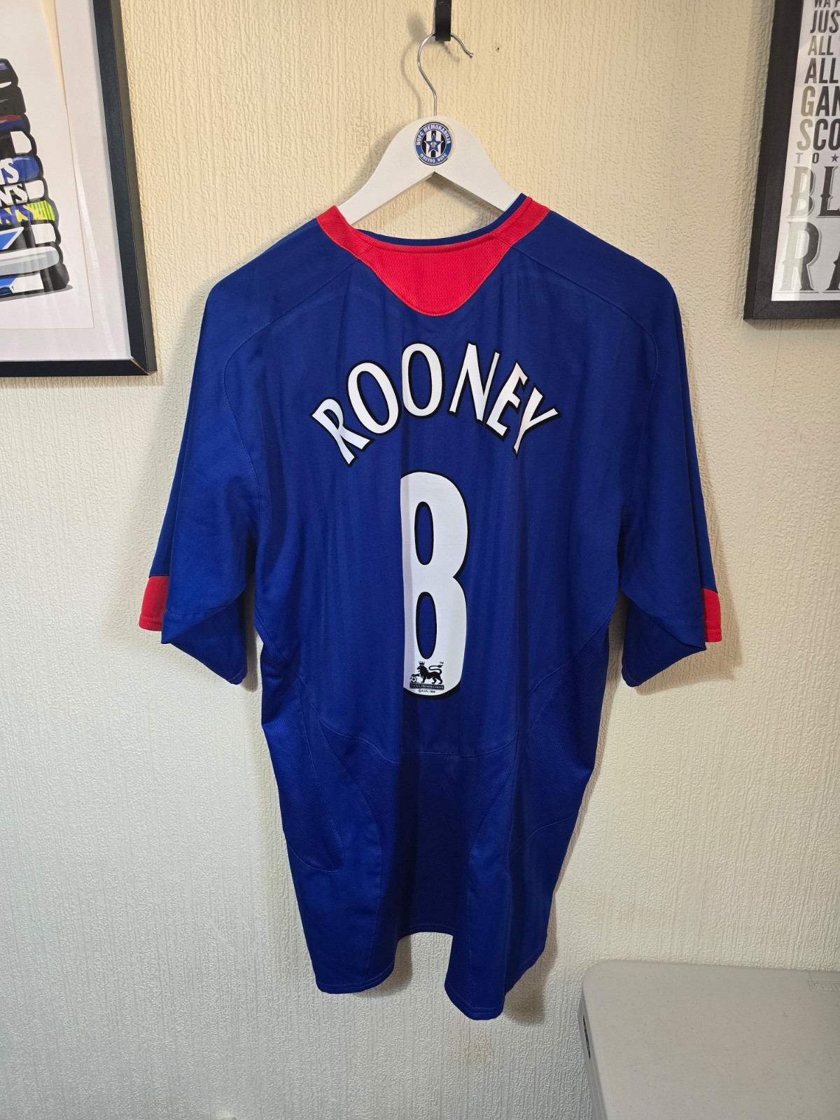 Manchester United 2005/06 Nike away shirt #8 ROONEY, XL for sale on Ebay