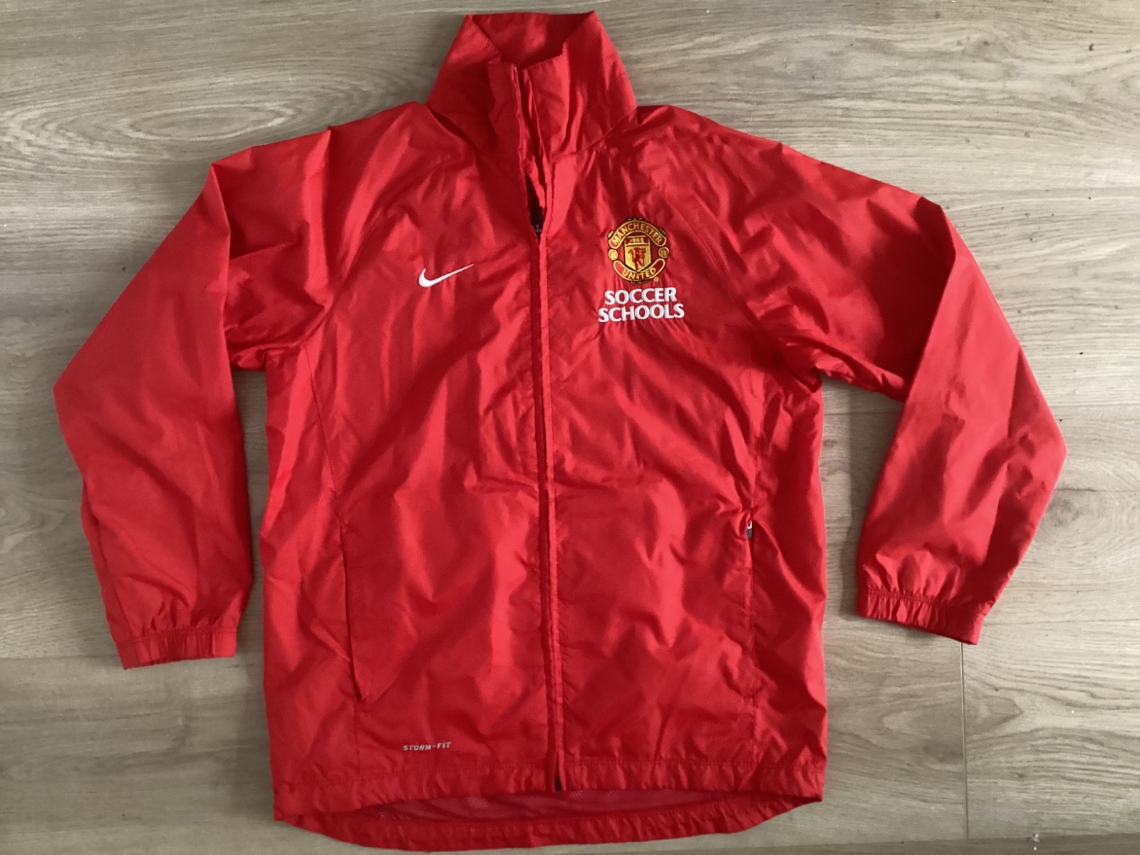 Nike kid's jacket, age 12-13, Manchester United soccer schools for sale on Ebay