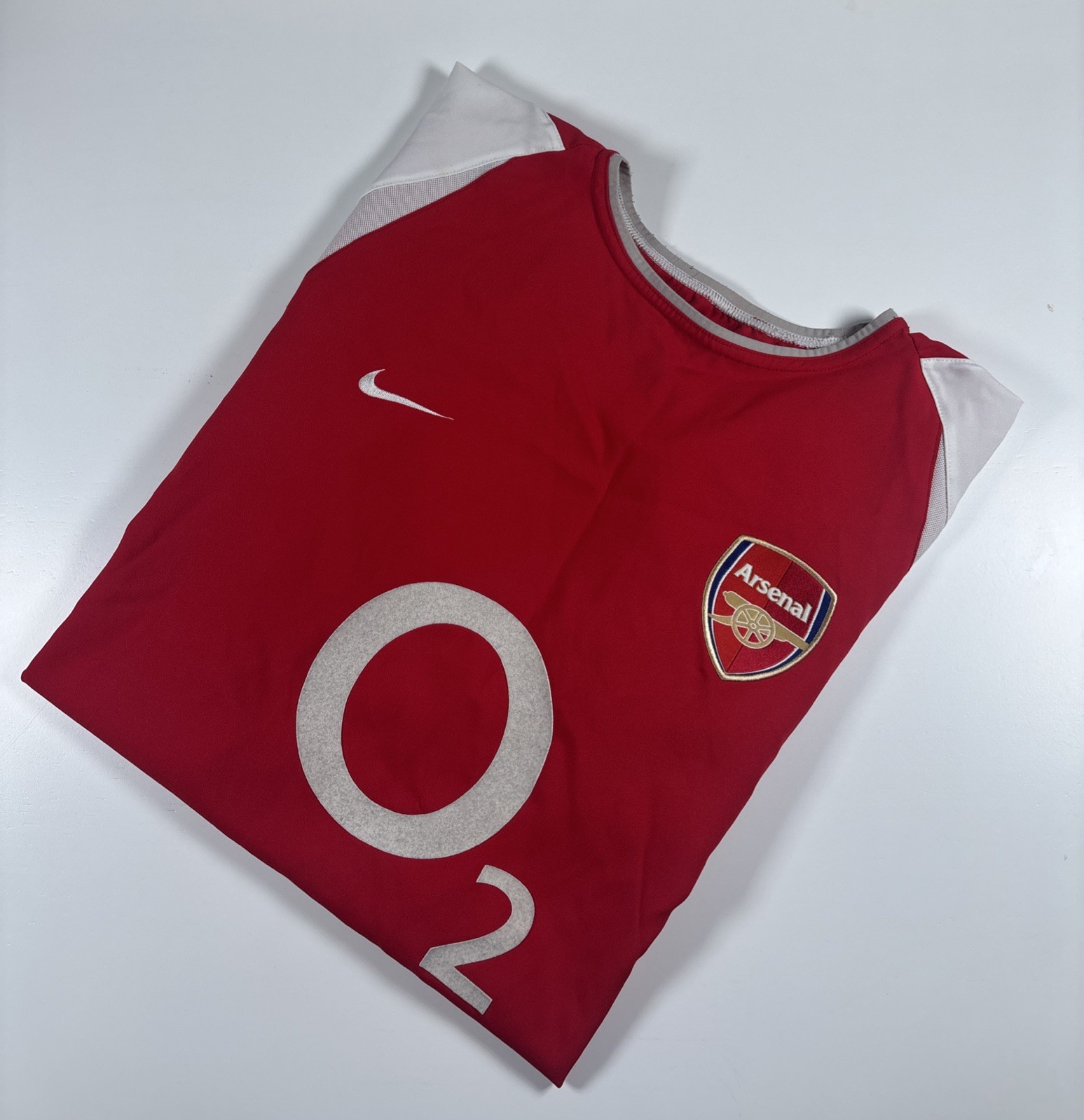 Authentic Nike Arsenal 2002/04 Home Shirt. Size Large.  for sale on Ebay