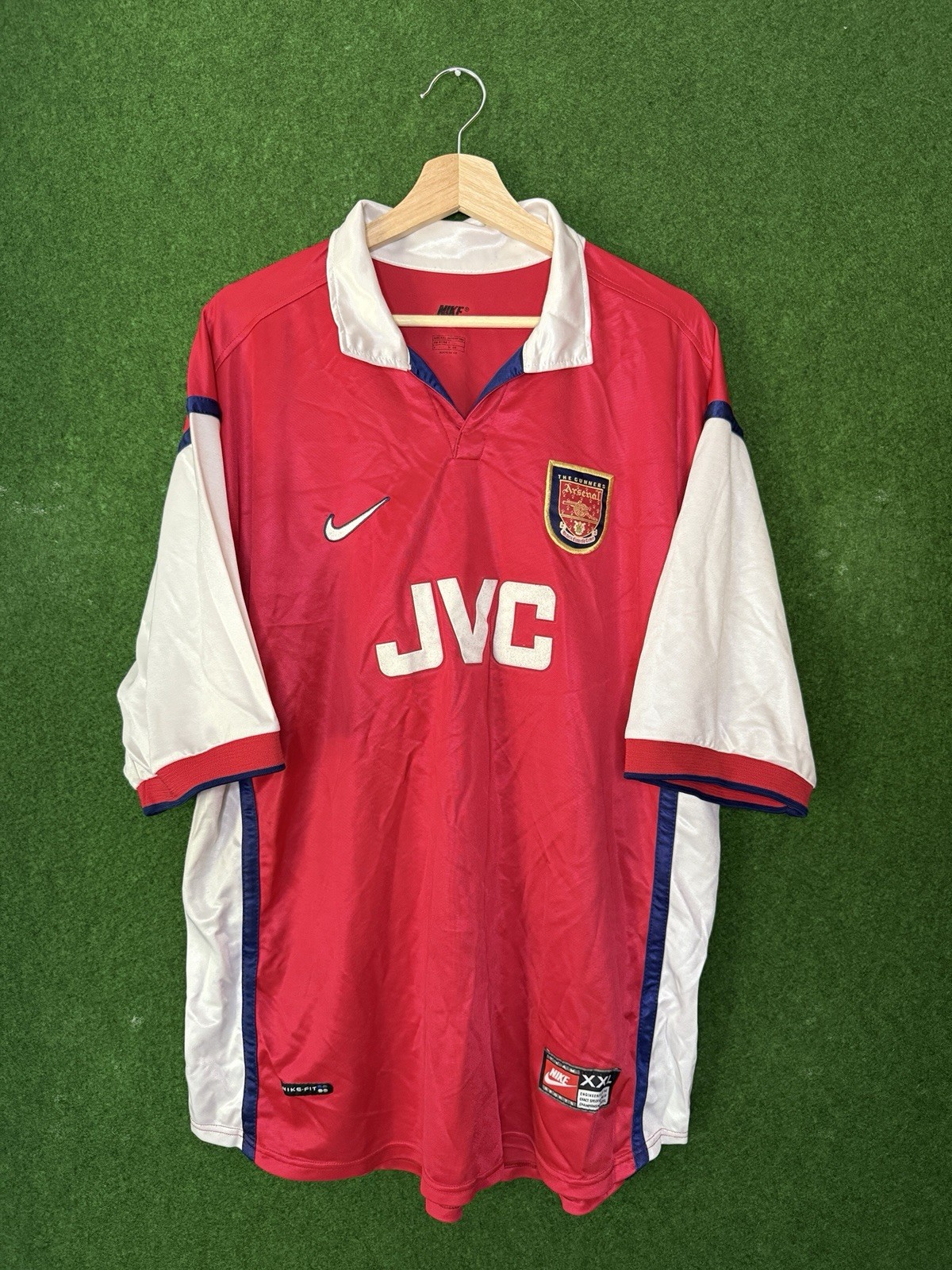 Original Arsenal 1998 Home Football Shirt XXL NIKE RARE for sale on Ebay
