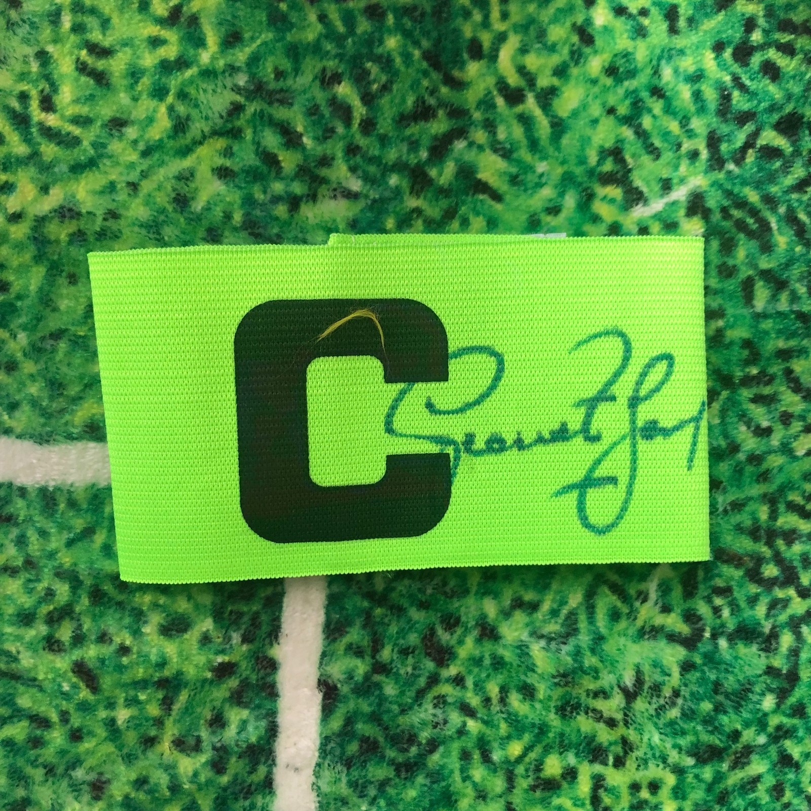 Gareth Barry Of England, Aston Villa & Man City Signed Captains Armband wCOA for sale on Ebay