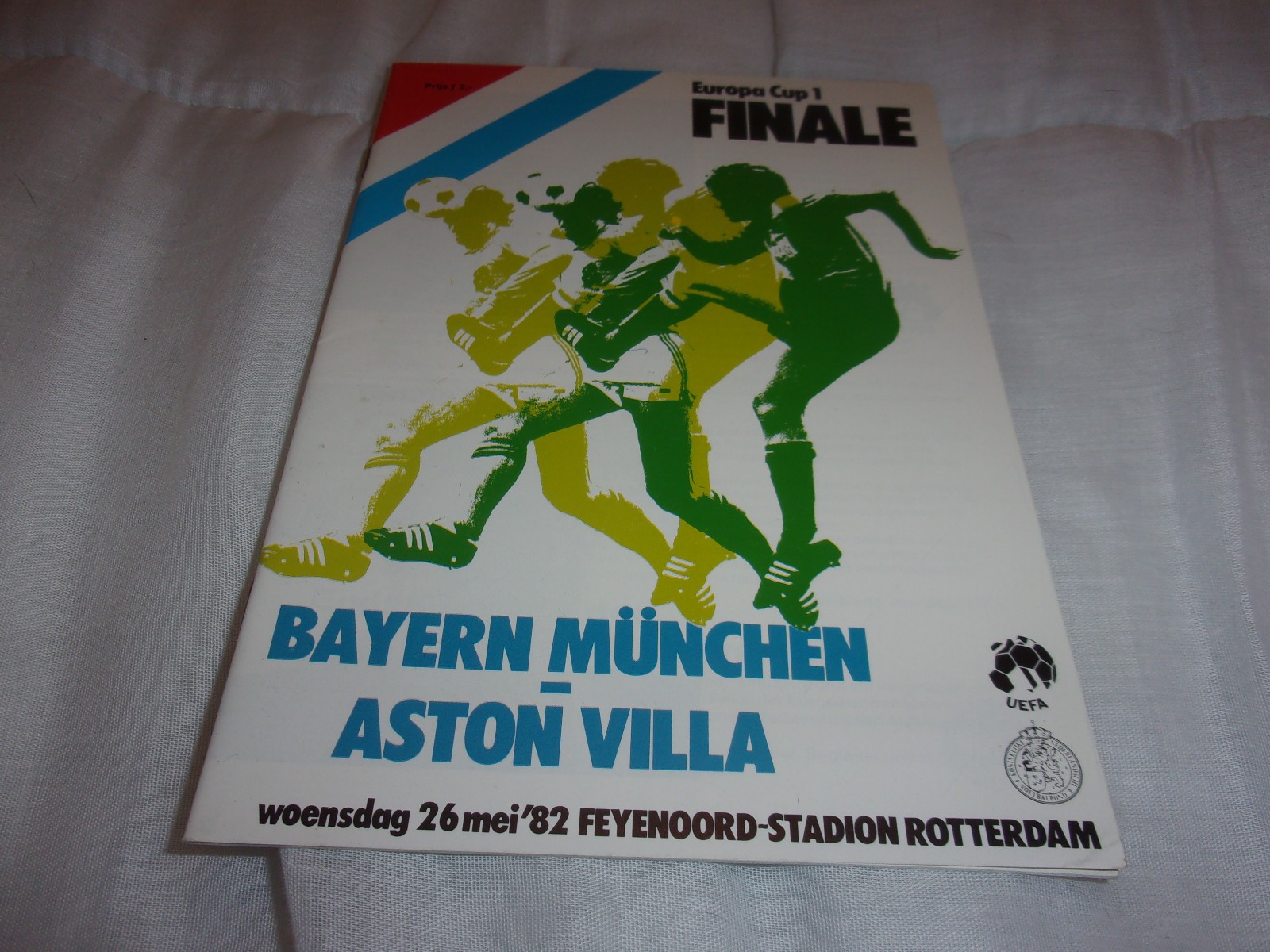 BAYERN MUNICH V ASTON VILLA EUROPEAN CUP FINAL PROGRAMME 1982 for sale on Ebay