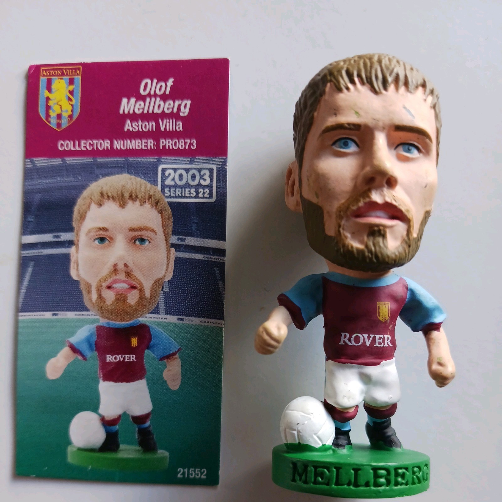 Corinthian Prostars  Olof Mellberg  Aston Villa 2003/04  PRO873 with card for sale on Ebay