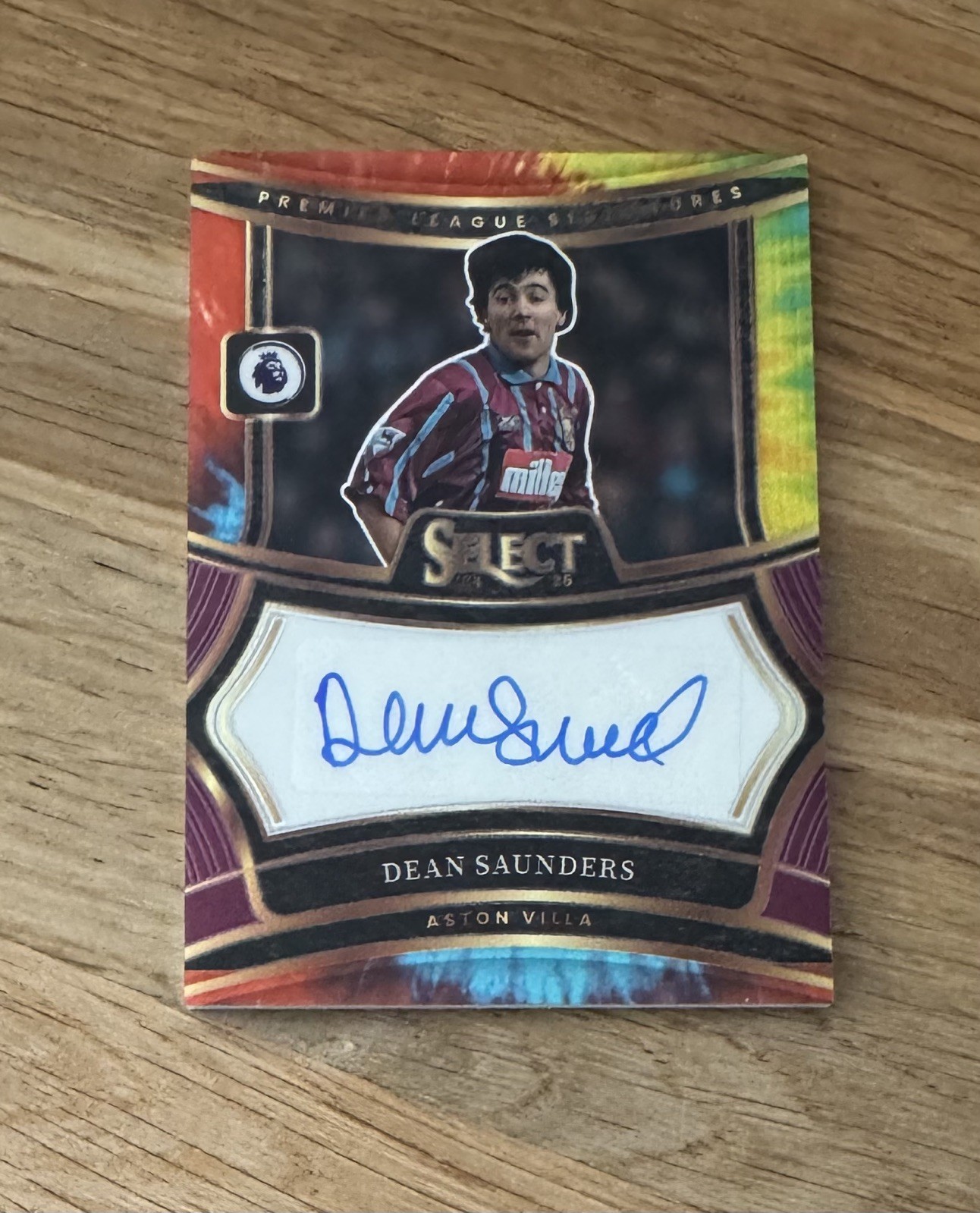 24/25 Panini Select EPL Dean Saunders Aston Villa Auto /25 for sale on Ebay