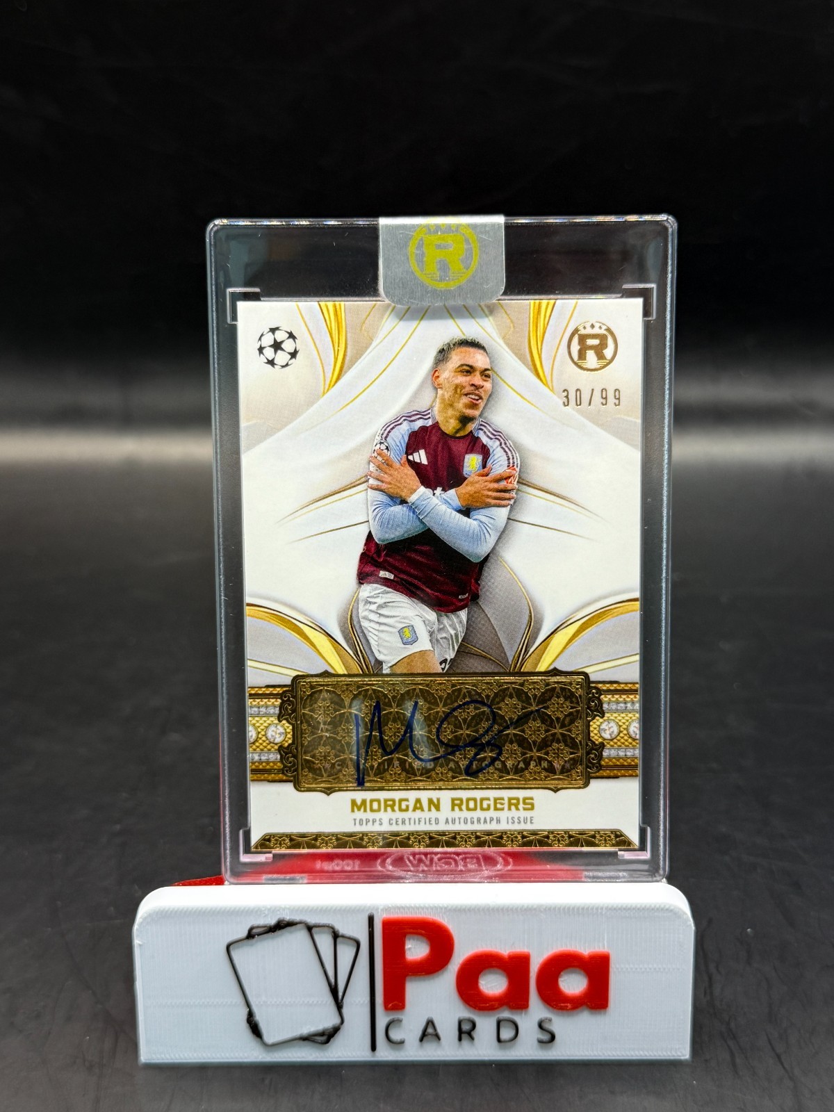 Topps - Reverence - Auto - Aston Villa - Morgan Rogers /99 - for sale on Ebay