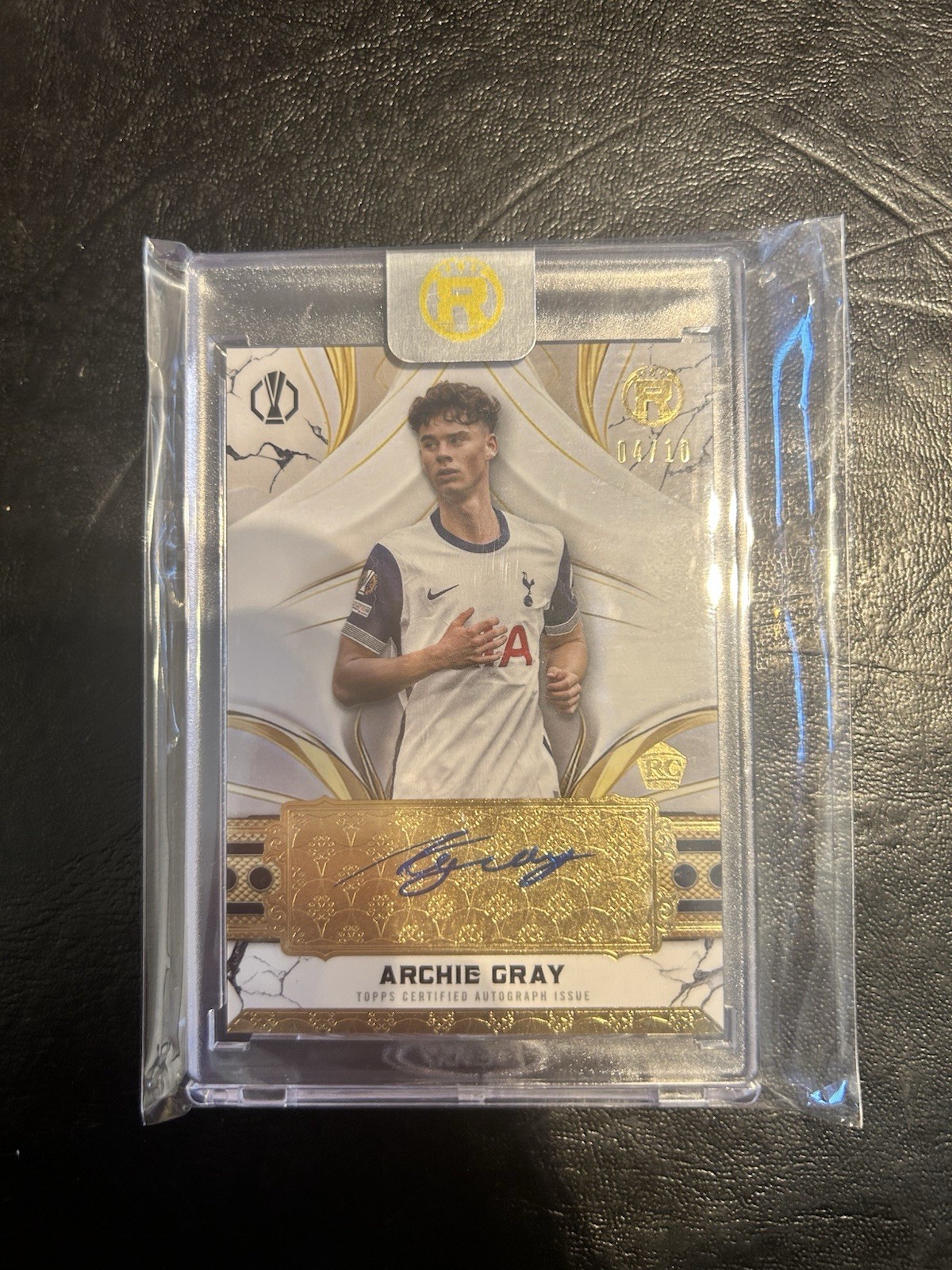 Archie Gray Topps Reverence Auto /10 2024/25 Tottenham Hotspur for sale on Ebay