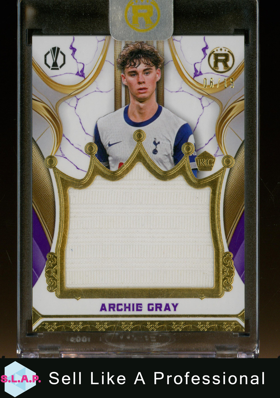 ARCHIE GRAY TOPPS 06/15 RJR-AY 2025 REVERSECENE UCC TOTTENHAM AUTO MATCH WORN ENG for sale on Ebay