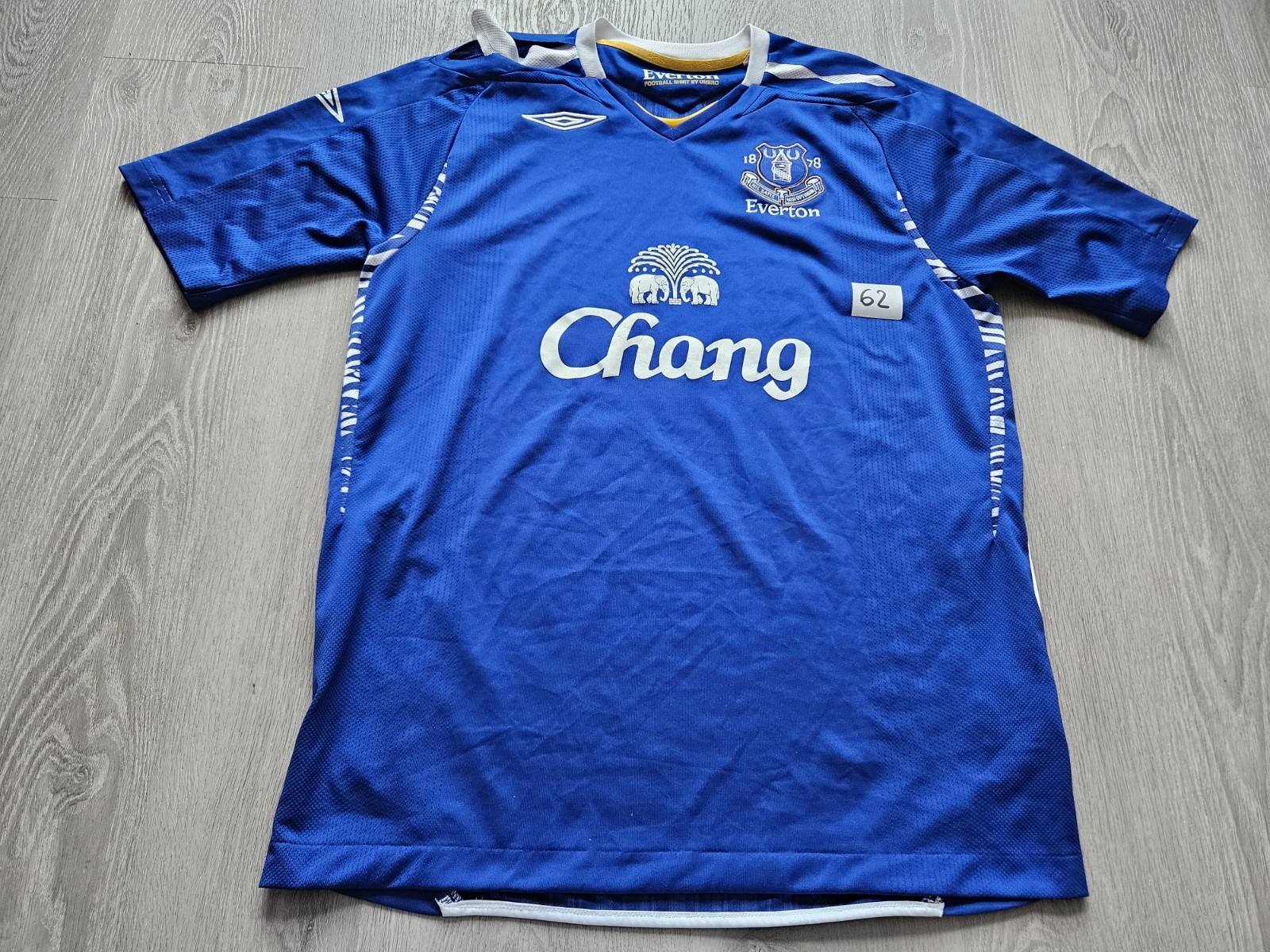 Mens Umbro Everton Home football shirt 2007 - 2008 Size L for sale on Ebay