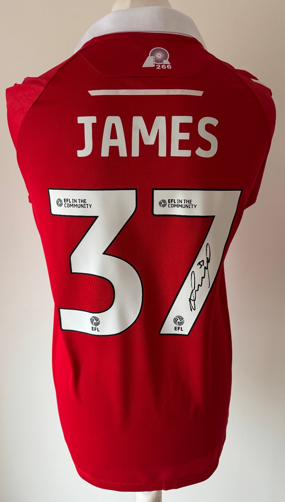 Signed MATTY JAMES Shirt - Wrexham AFC -PROOF/COA- Championship Promotion for sale on Ebay