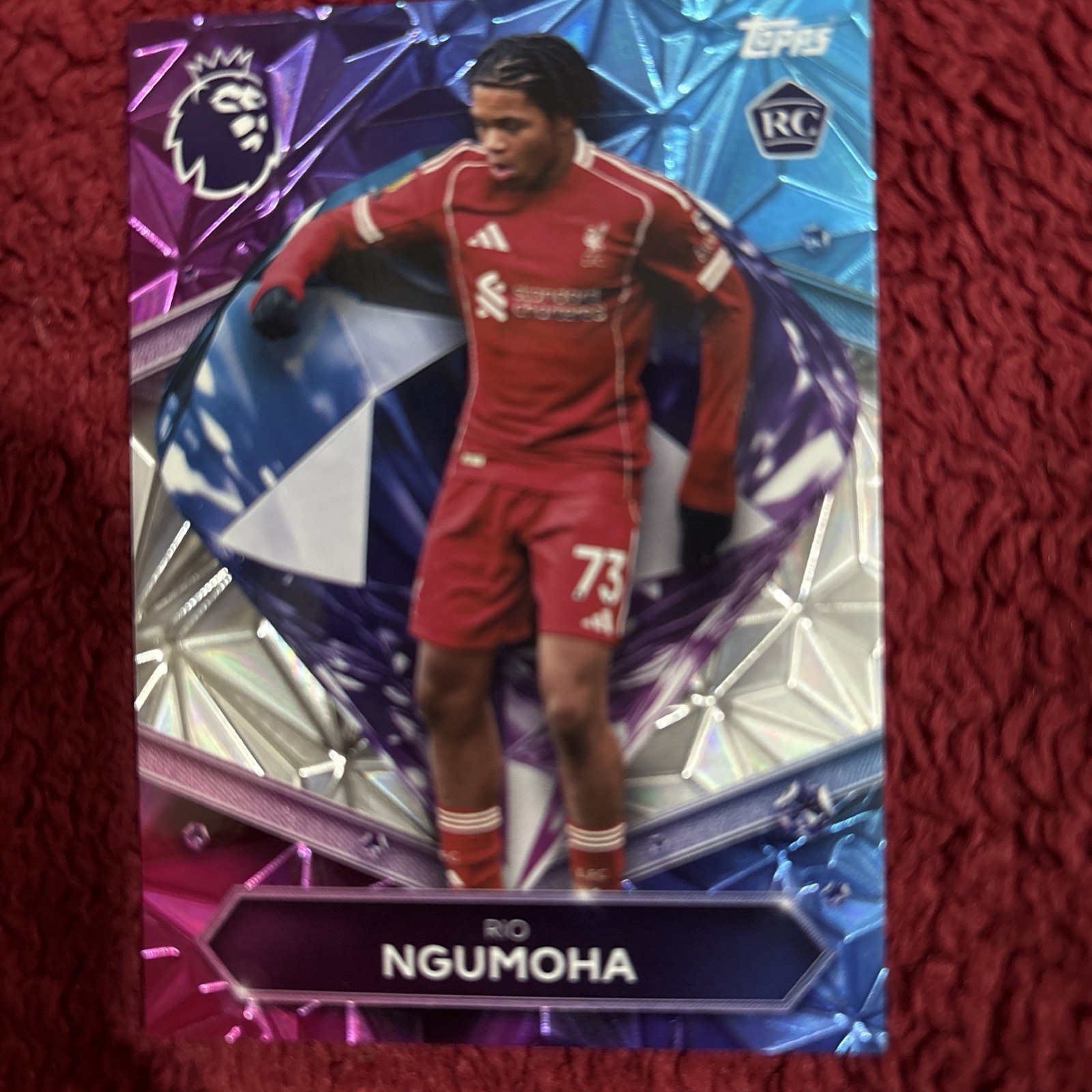 RIO NGUMOHA DIAMOND ROOKIE Topps Premier League ULTRA RARE Card SSP RC LIVERPOOL for sale on Ebay