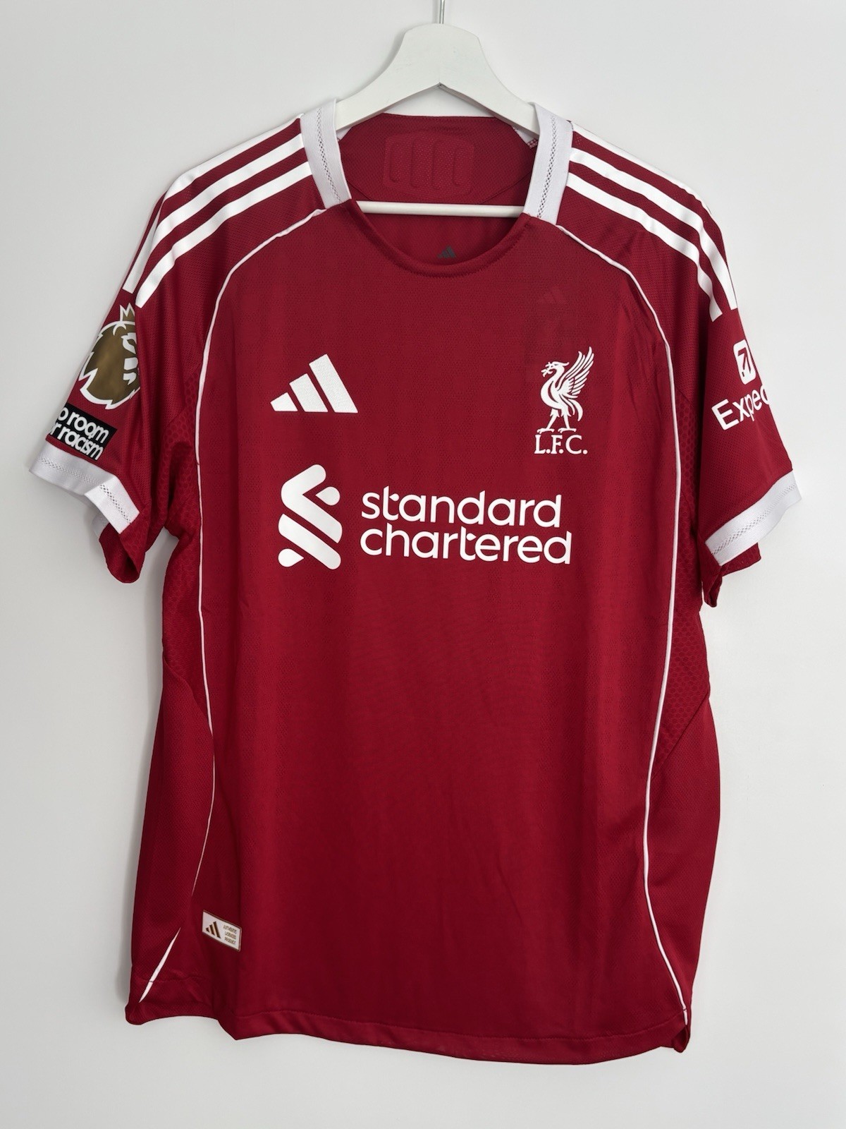 Liverpool FC Home Shirt 25/26 NEW Player Edition Short Sleeve M  for sale on Ebay
