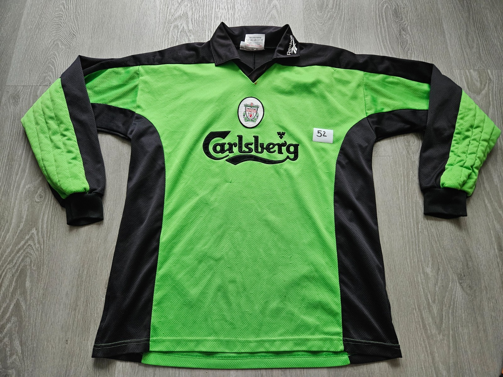 Mens Reebok Liverpool Goalkeeper football shirt 1998 - 1999 Size L for sale on Ebay