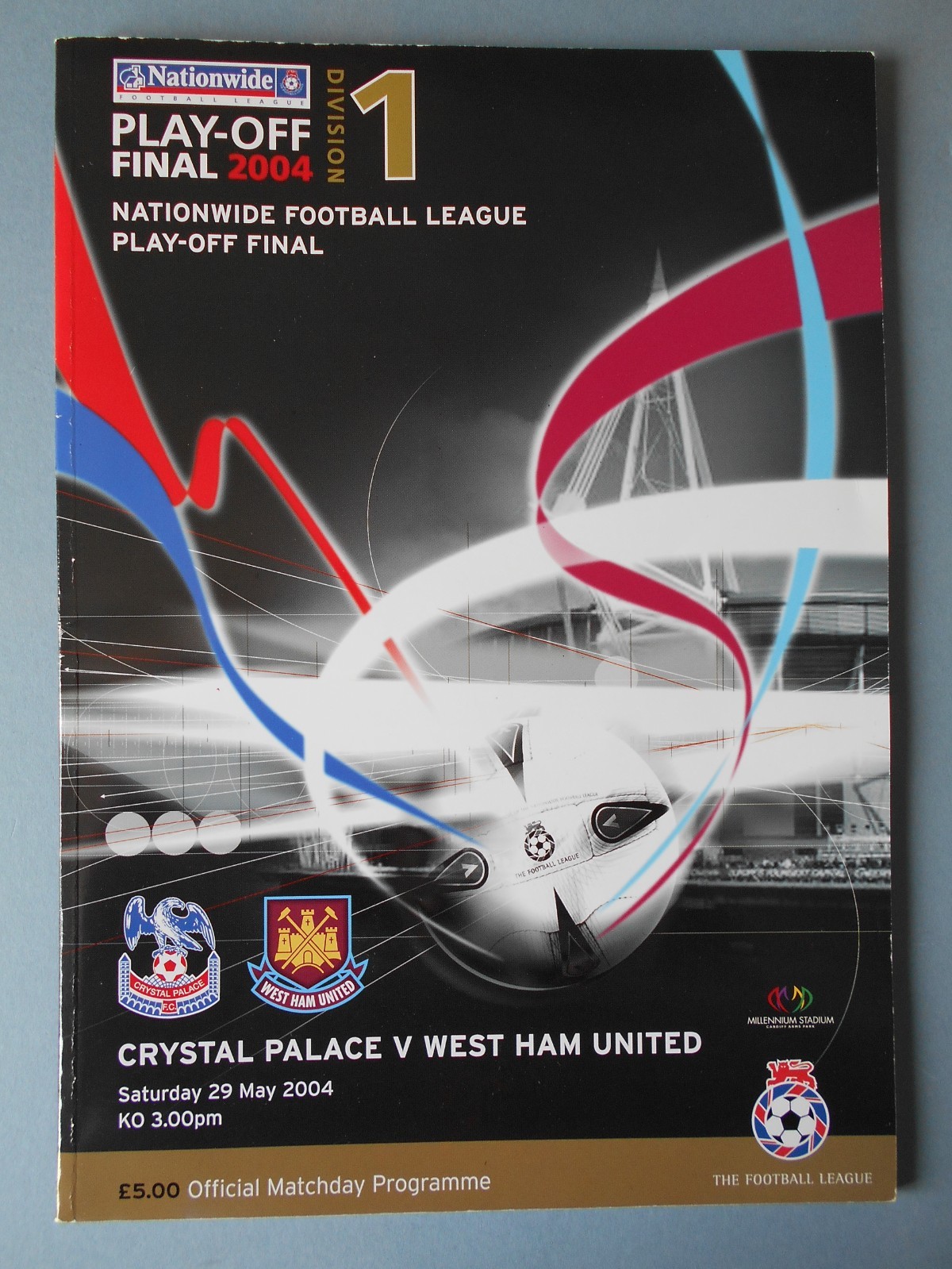 Crystal Palace West Ham Play Off Final May 2004 Mint Condition for sale on Ebay