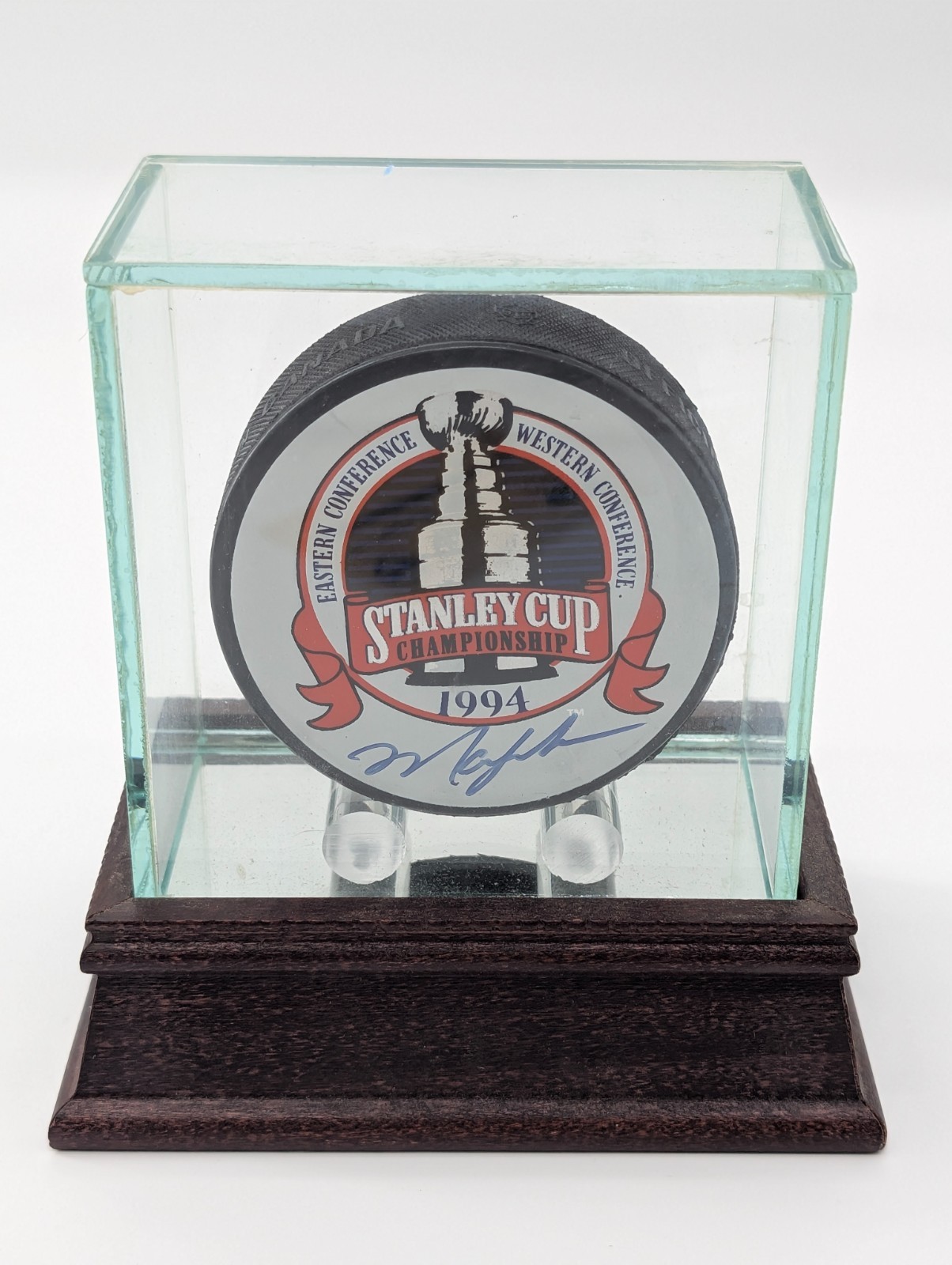 Mark Messier HOF Rangers Signed 1994 Stanley Cup Hockey Puck AUTO Steiner COA for sale on Ebay