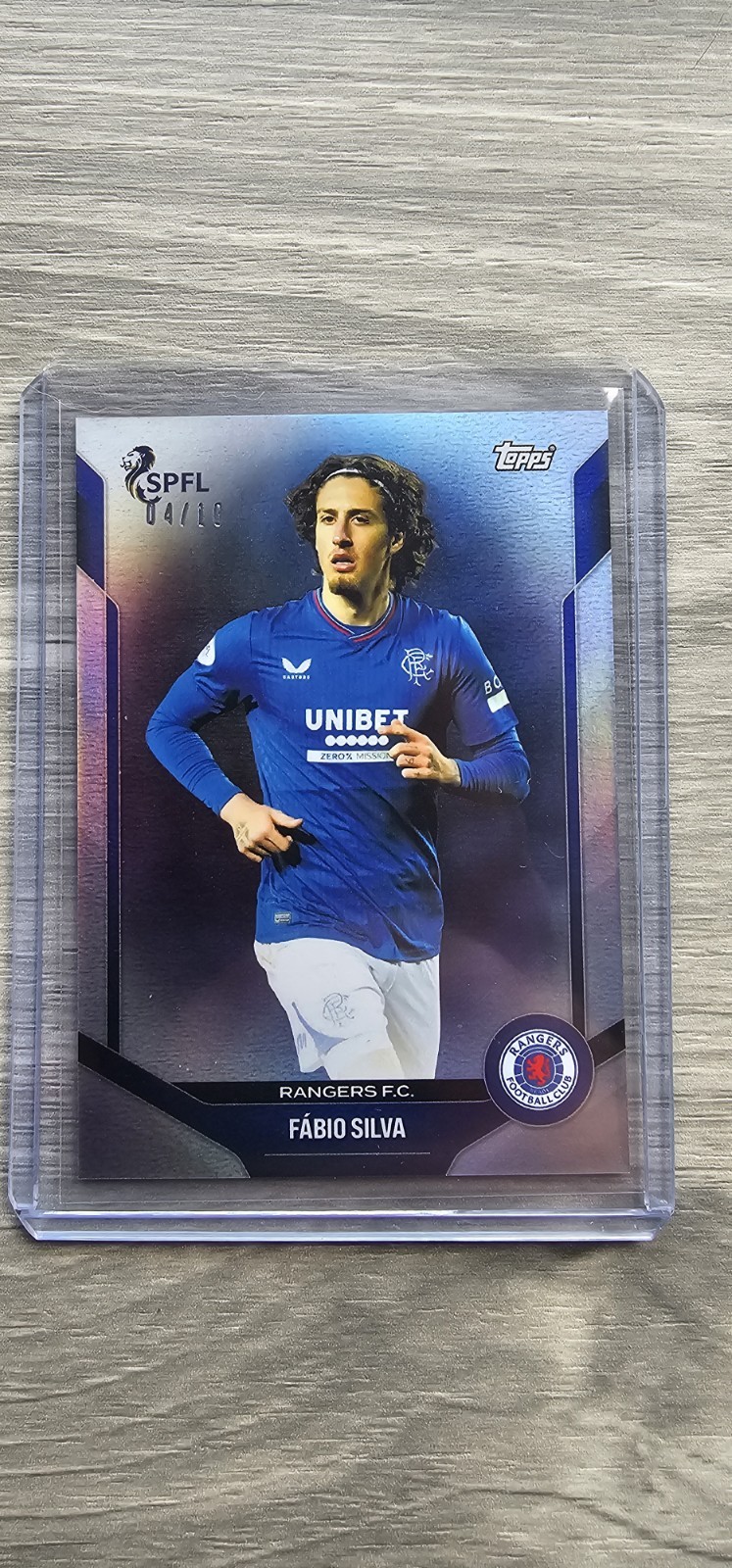 Topps SPFL 23/24 On Demand Fabio Silva /10 Rangers (3359) for sale on Ebay