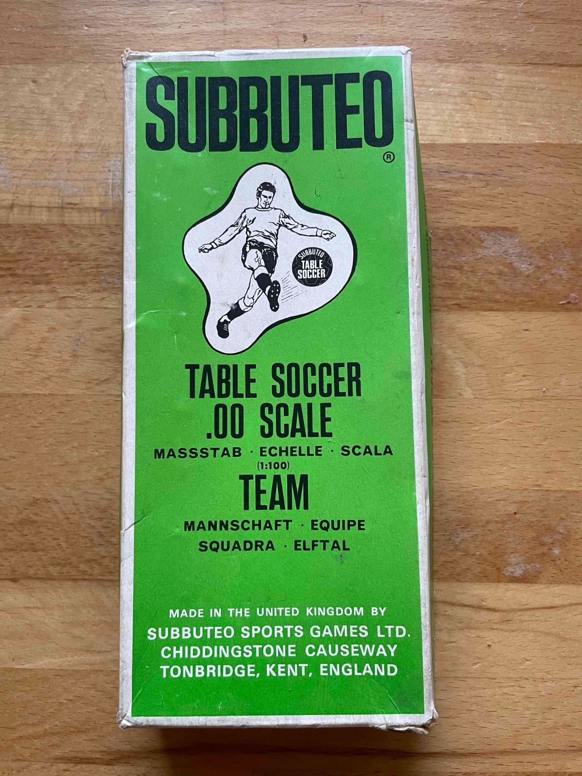 Vintage Subbuteo team C100 Italy 1970s (166), classic heavyweight, original box for sale on Ebay