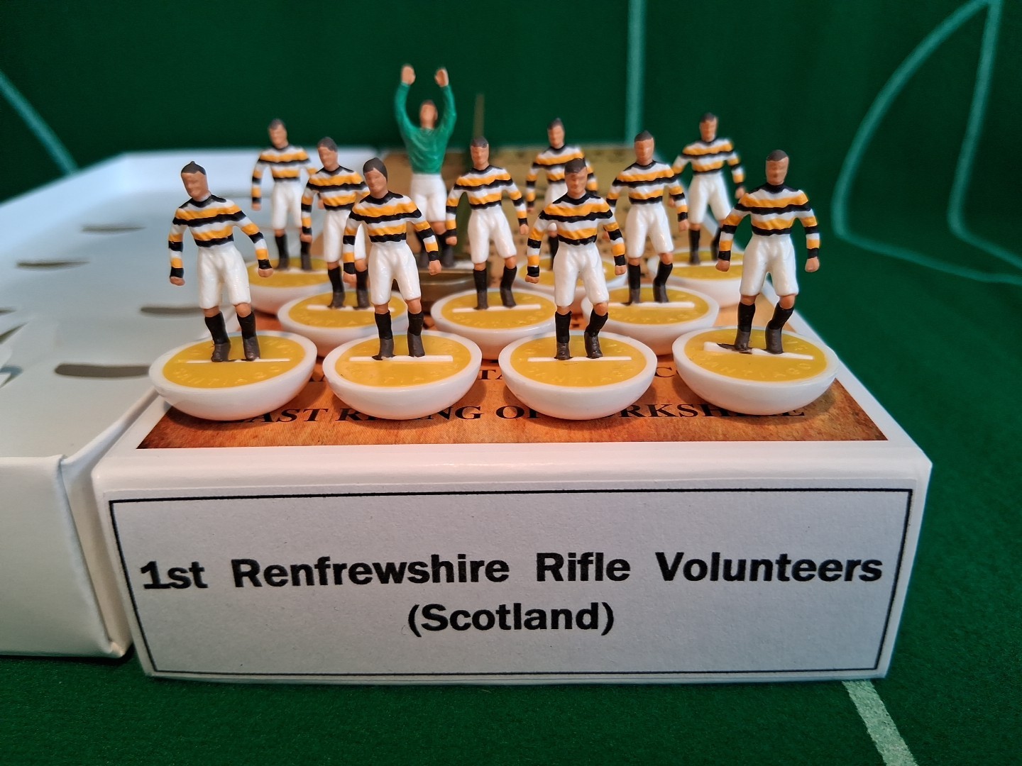Subbuteo/Santiago Vintage Team. 1st Renfrewshire Rifle Volunteers Of Scotland. for sale on Ebay