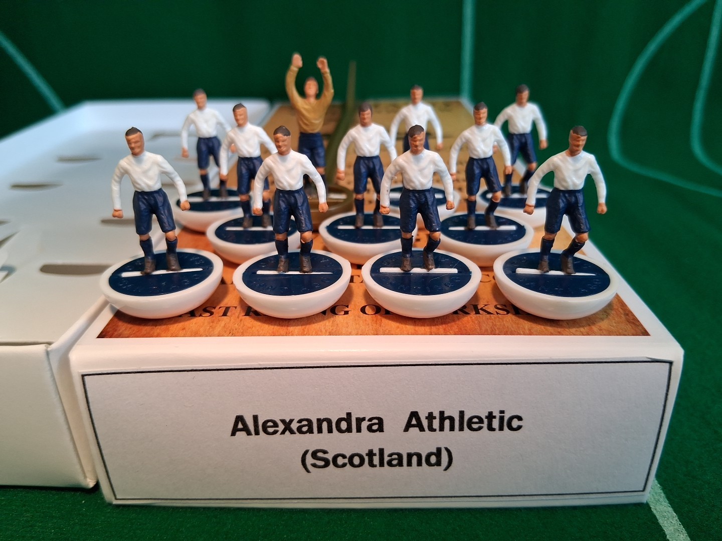 Subbuteo/Santiago Vintage Team. Alexandra Athletic Of Scotland. for sale on Ebay