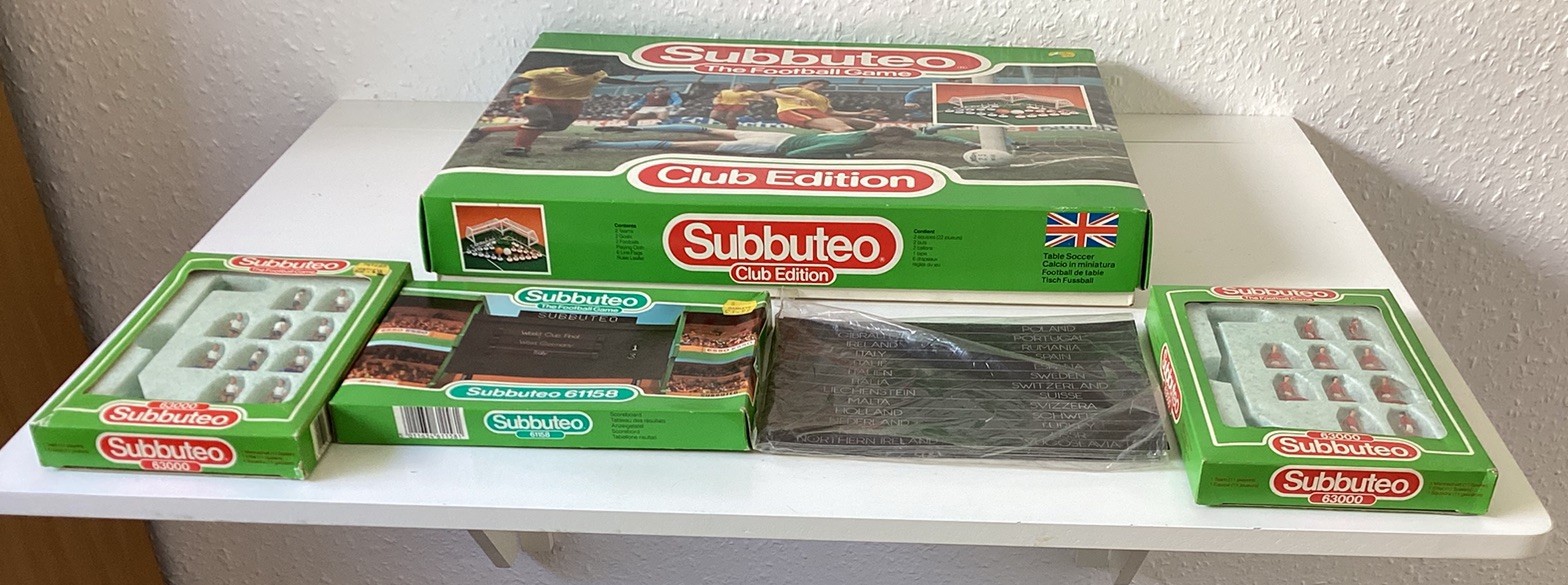 Subbuteo Club Edition Football Game Bundle 60140 & 63000 & 61158 Vintage 1980’s for sale on Ebay