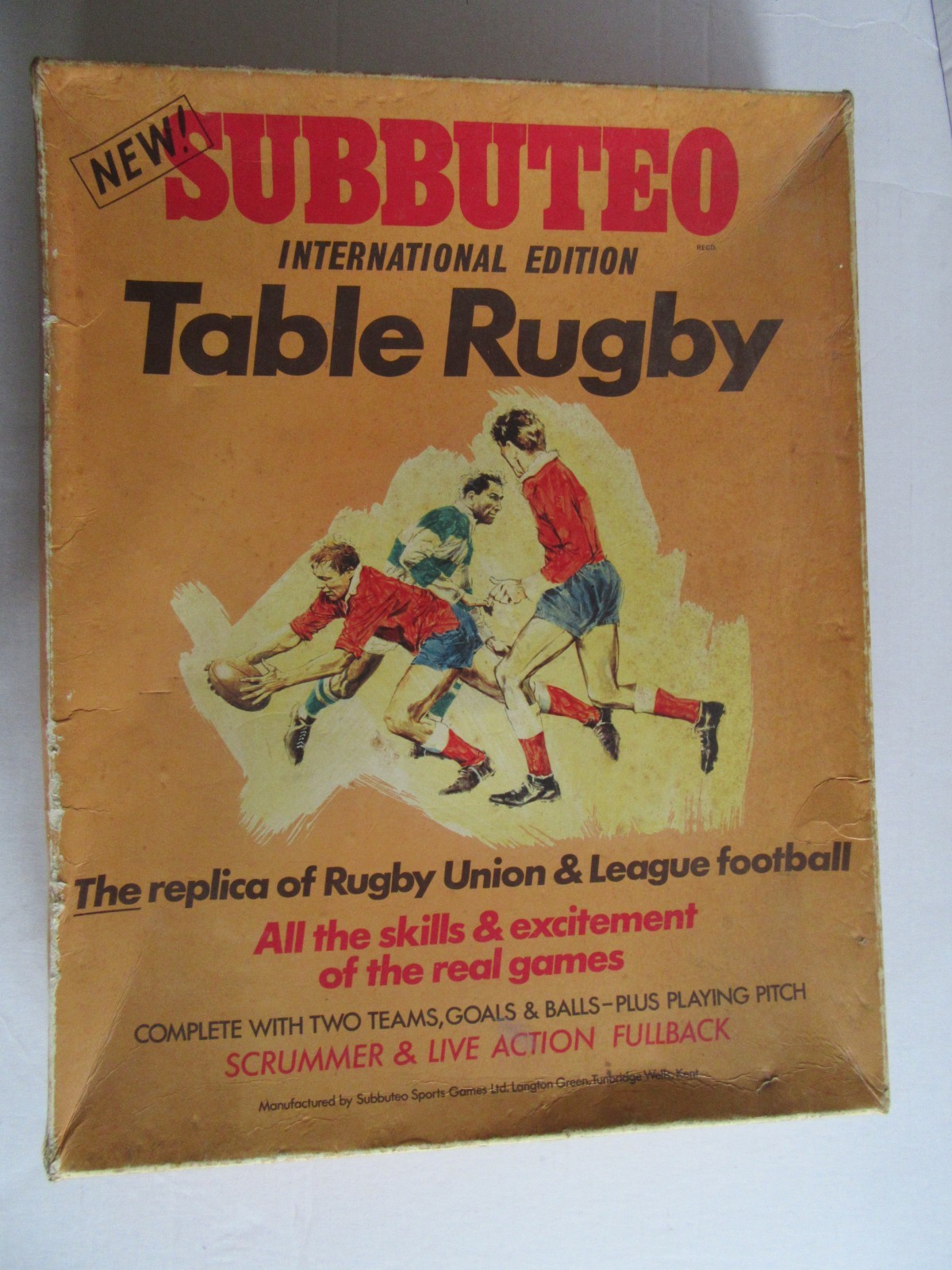 Subbuteo Table Rugby - Boxed International Edition. for sale on Ebay