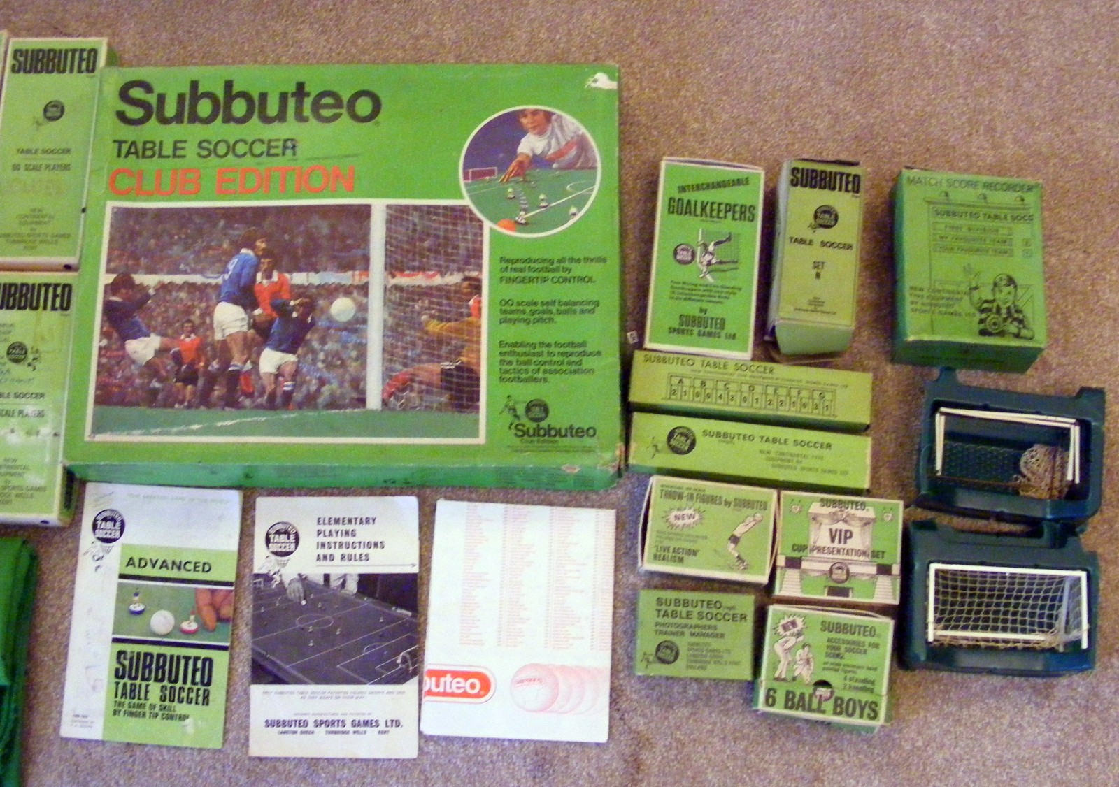 Vintage Subbuteo Large Collection for sale on Ebay