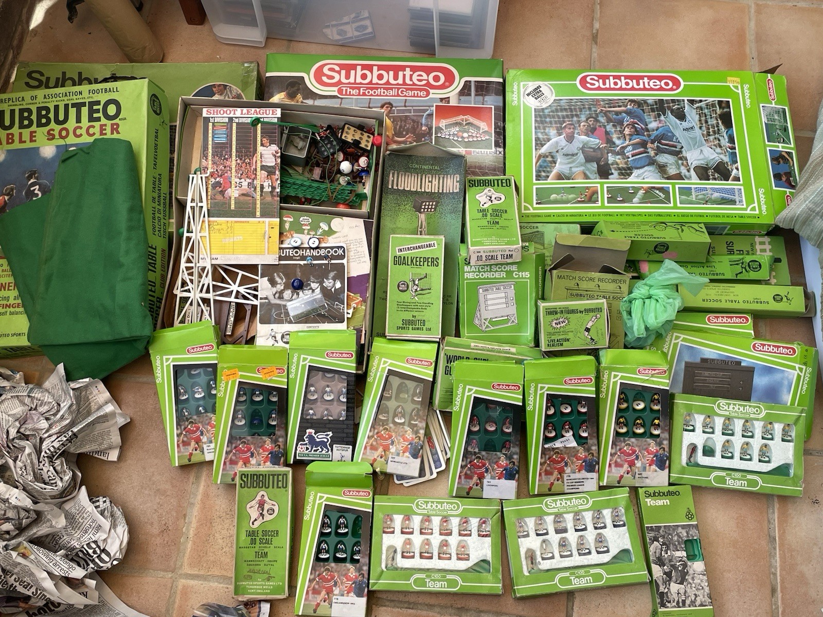 MASSIVE Subbuteo Job Lot For Spares AND Repairs Bundle for sale on Ebay