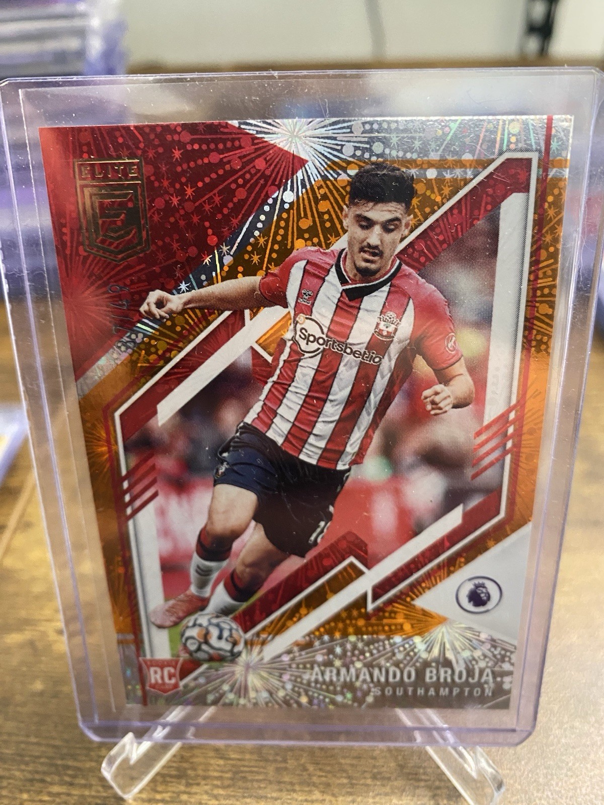 Armando Broja Panini Elite RC /49 FC Southampton Premier League for sale on Ebay