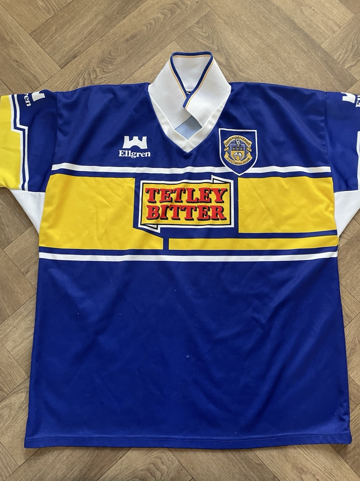 Leeds Rhinos Rugby League 1994/1995 Jersey By Ellgren XXL  for sale on Ebay