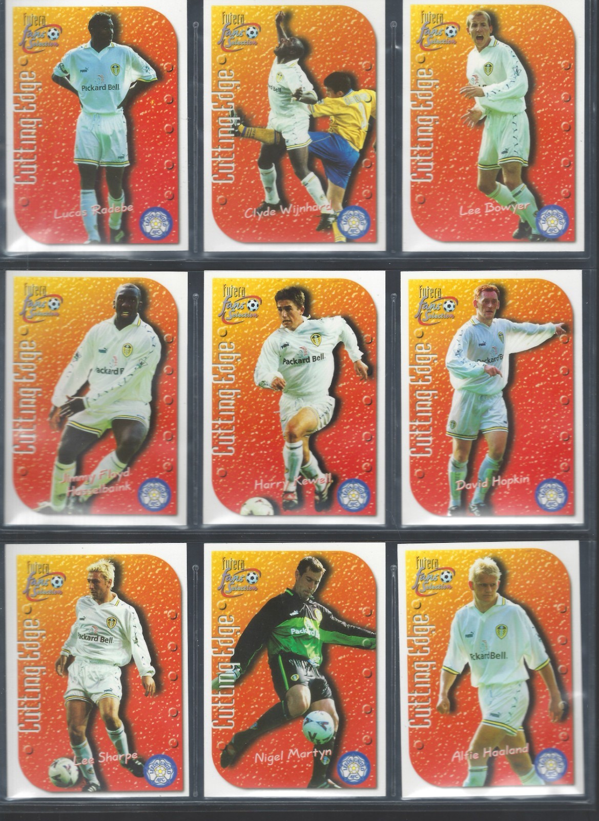FUTERA 1999 FANS SELECTION - LEEDS UNITED  COMPLETE 99 CARD SET -EX for sale on Ebay