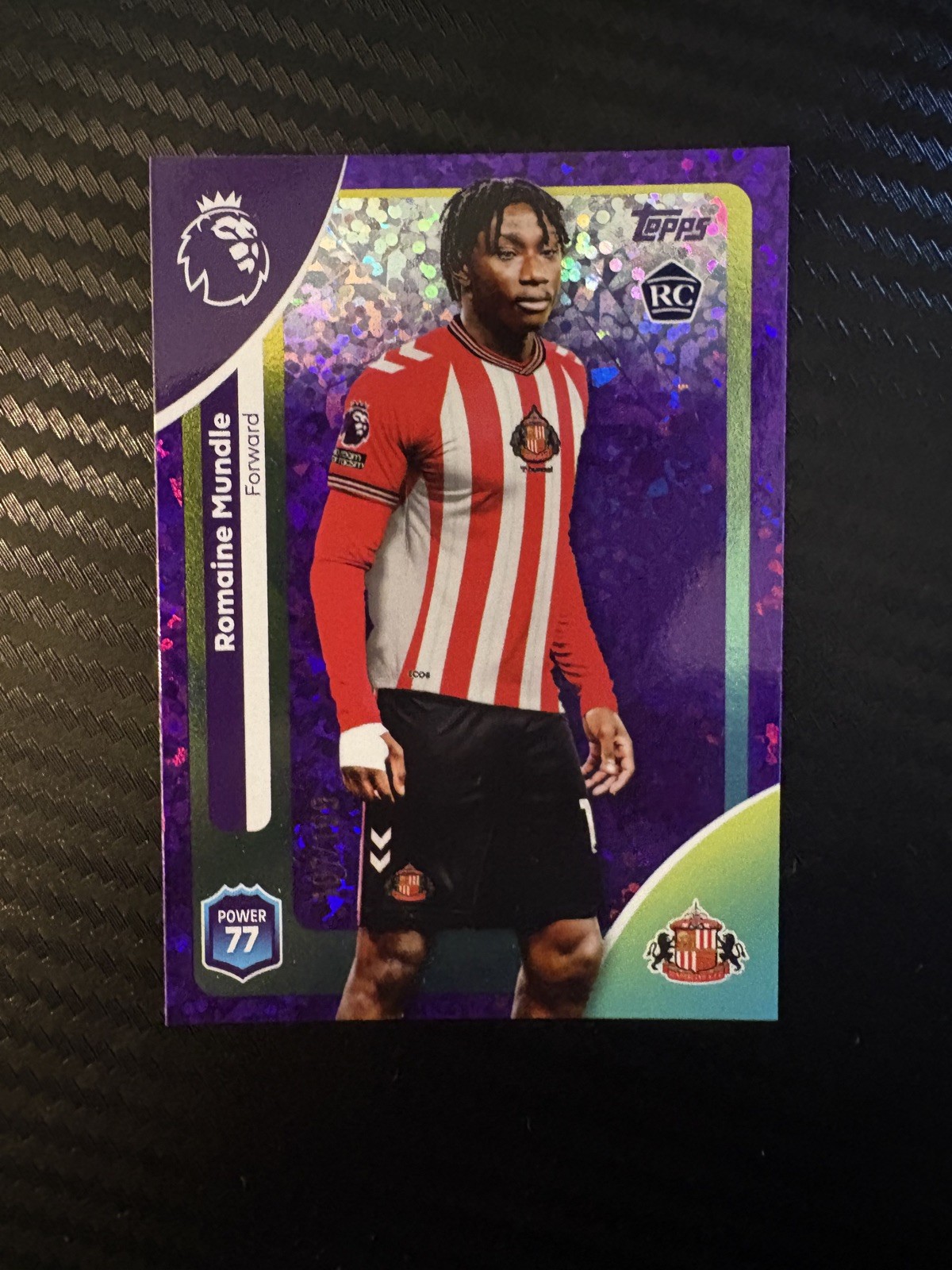 Topps Premier League 2026 Romaine Mundle /199 Parallel Rookie Sunderland  for sale on Ebay