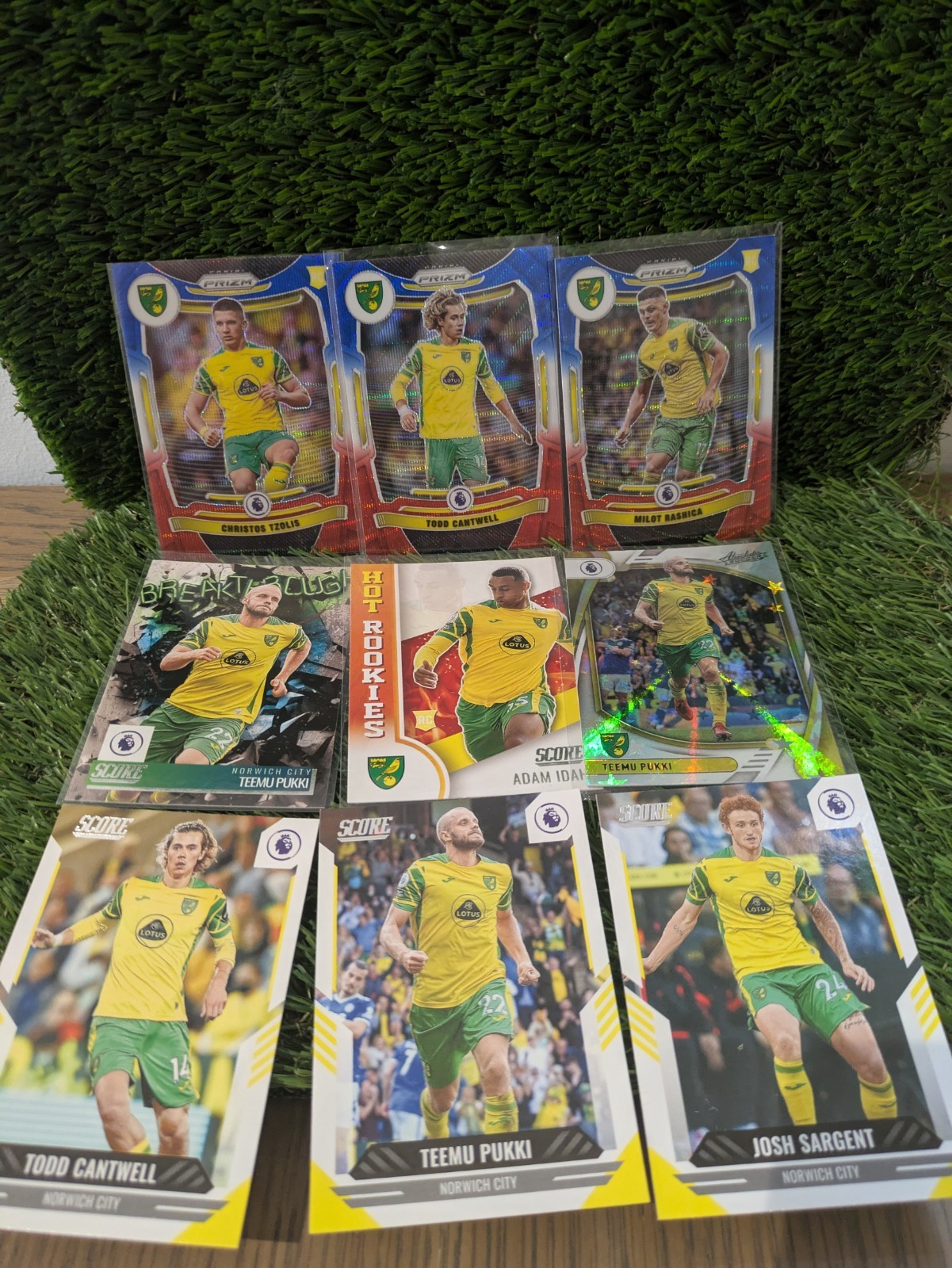 Norwich City Card Bundle x15 - SPs, Inserts, Base for sale on Ebay