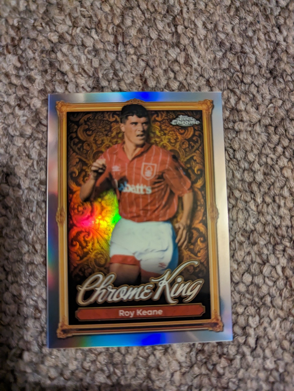 Topps Premier League 2026 Chrome King Roy Keane Card CK17 Foil Nottingham Forest for sale on Ebay