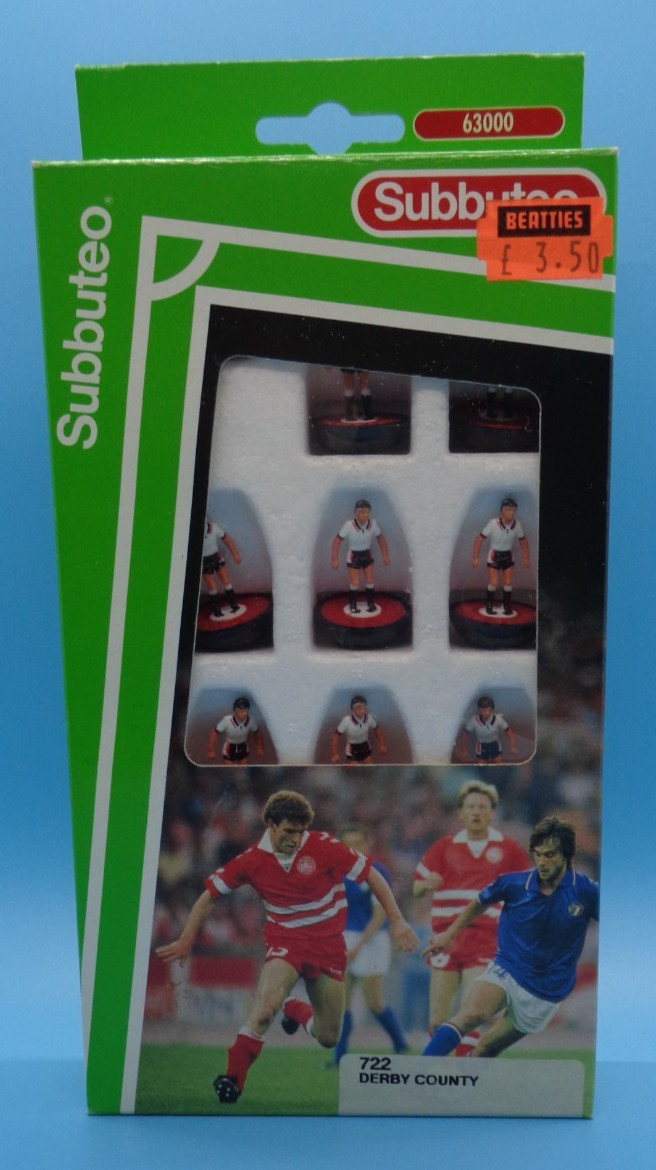 Subbuteo Ref 722 Derby County LW Lightweight Team Version - Unopened box for sale on Ebay