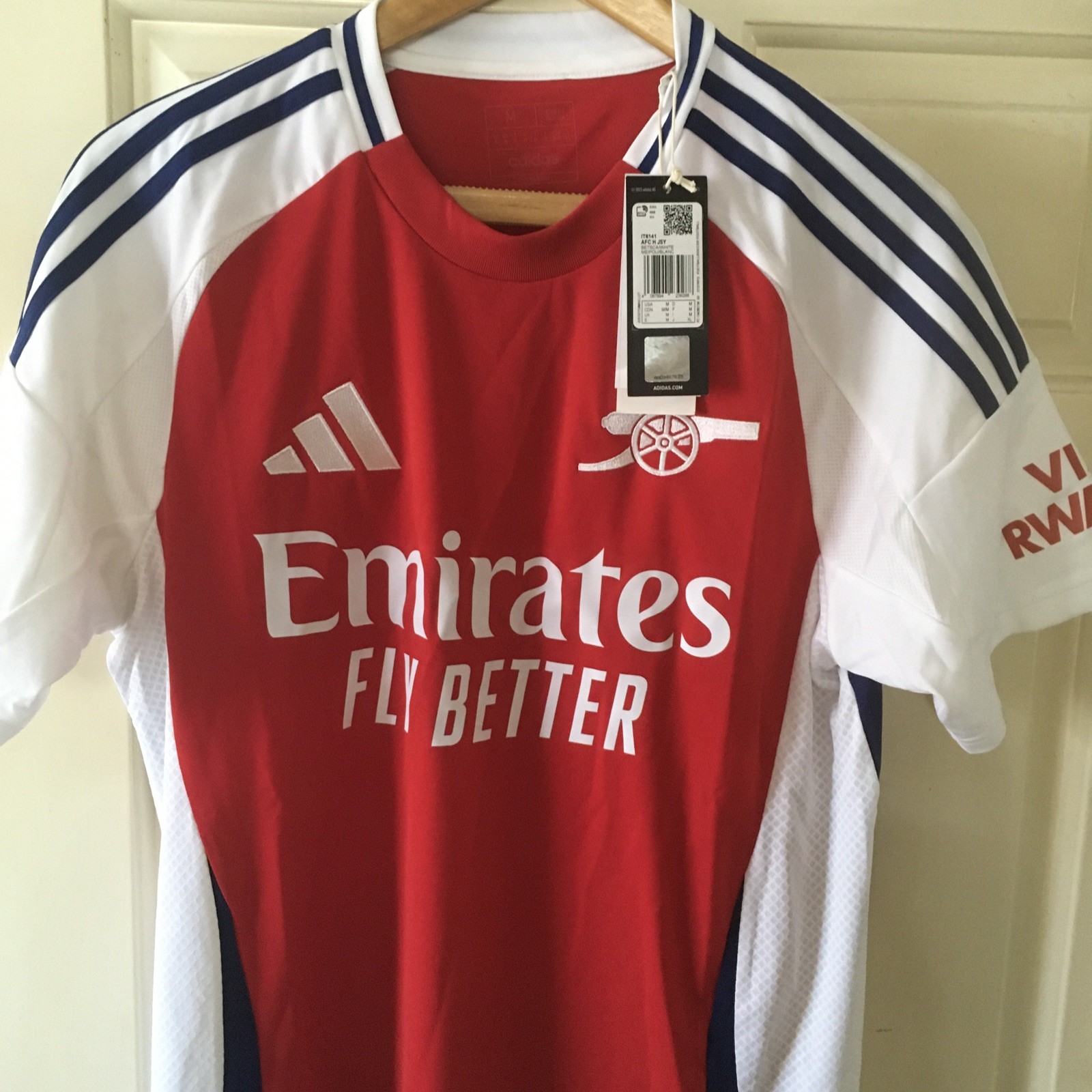 Genuine Replica Arsenal FC Home 2025 Shirt Jersey -Medium Brand New With Tags for sale on Ebay