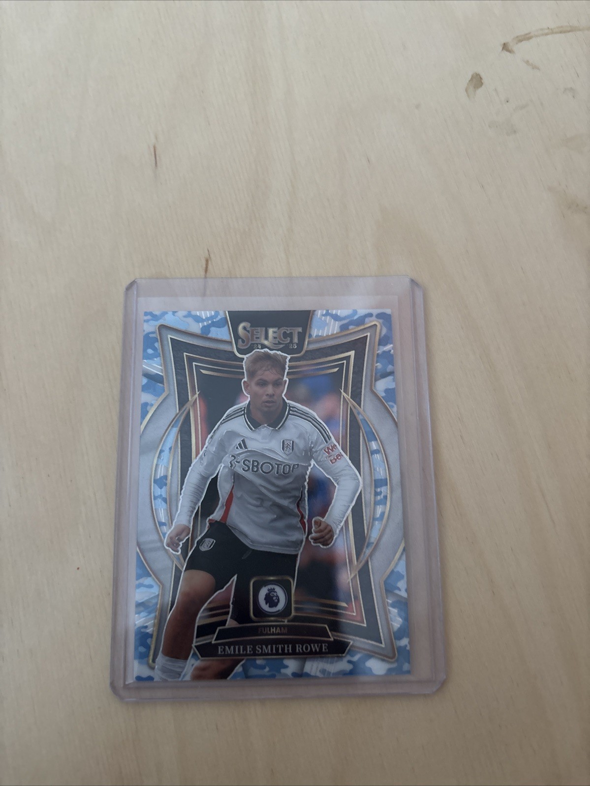 Fulham Emile Smith Rowe Panini Select Winter Camo /49 Mint for sale on Ebay