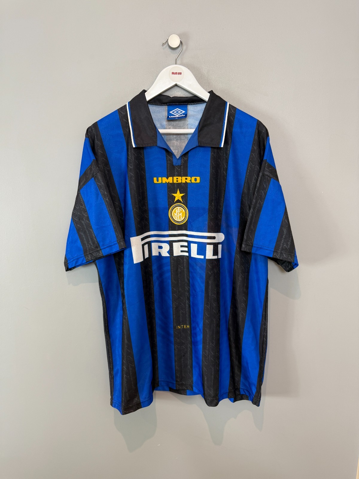 INTER MILAN 1996/97 HOME SHIRT (size XL)  UMBRO ORIGINAL VINTAGE FOOTBALL SHIRT for sale on Ebay