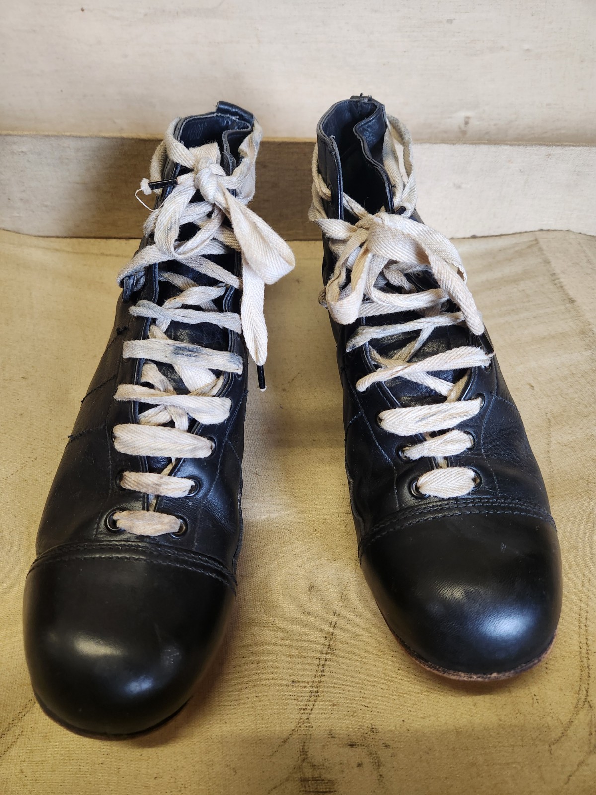 Vintage 1930s Football Soccer Boots Leather Rugby Shoes Cleats 9 for sale on Ebay