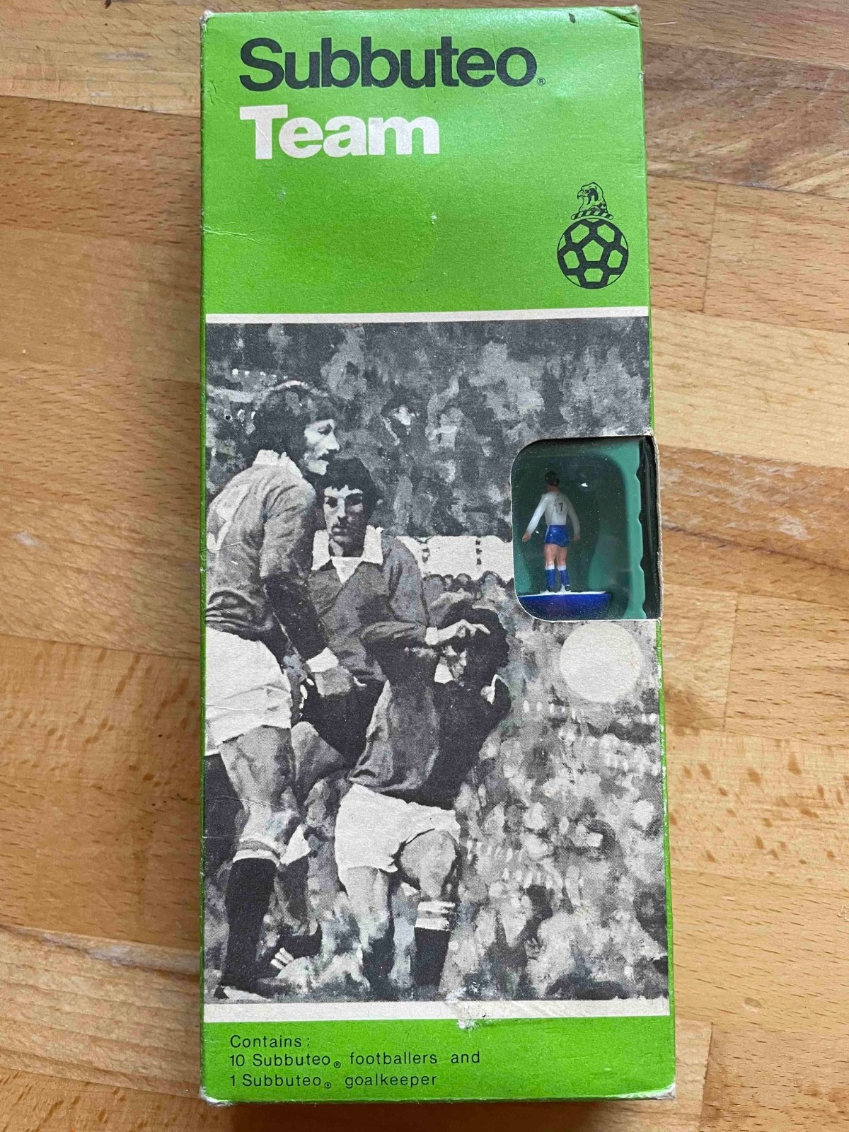 Vintage Subbuteo team C100 Bury/Tranmere/E Germany/Greece (18) in original box for sale on Ebay