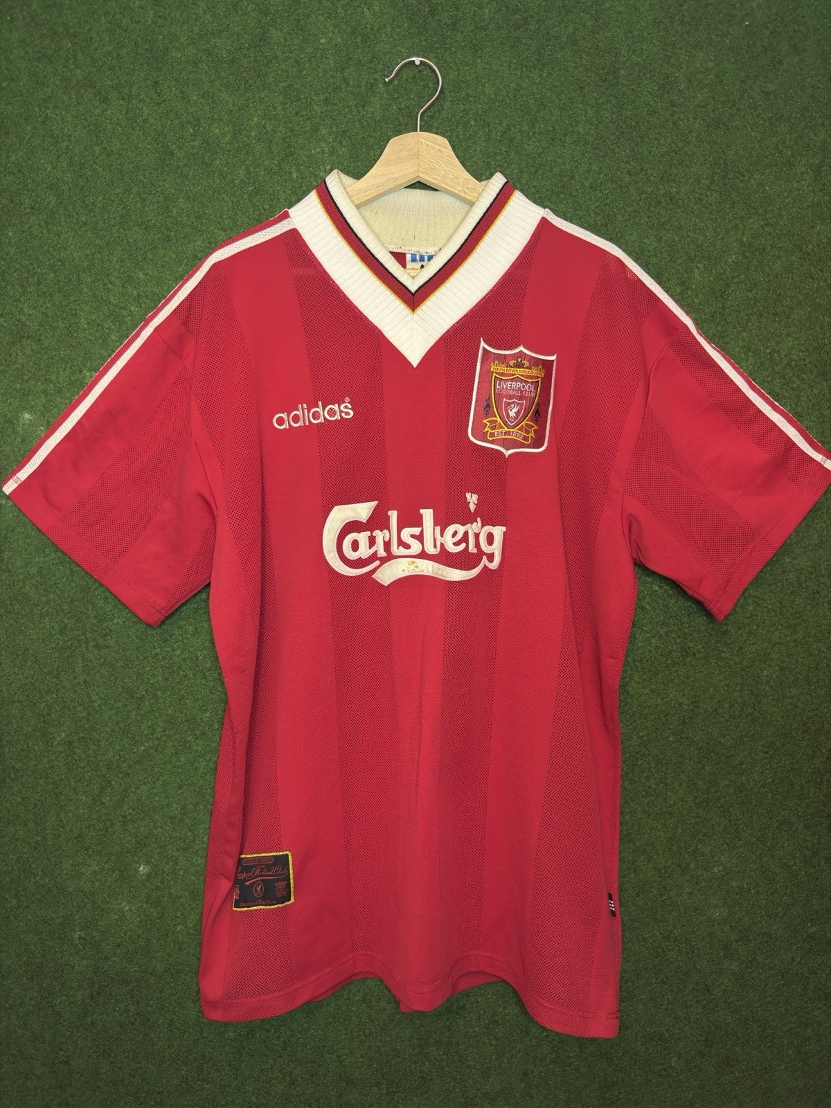 Original Liverpool 1995 Home Football Shirt XL ADIDAS RARE for sale on Ebay